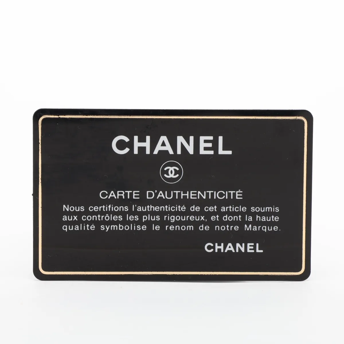 Cambon Line Lambskin Tote Bag, Black with Silver Hardware, 10214762 (Serial Number in the 10s) — view 11