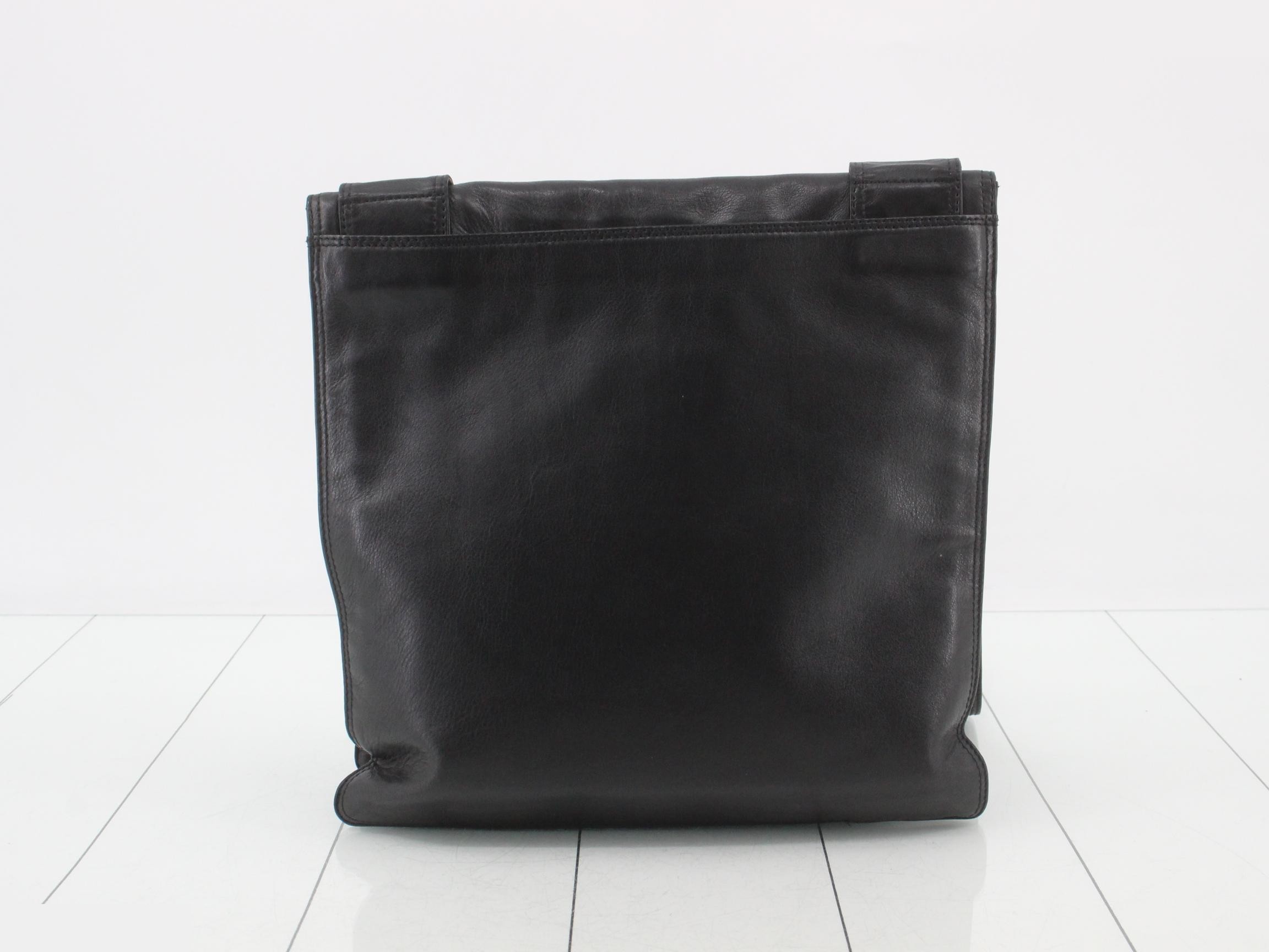 Shoulder bag, black, lambskin — view 2