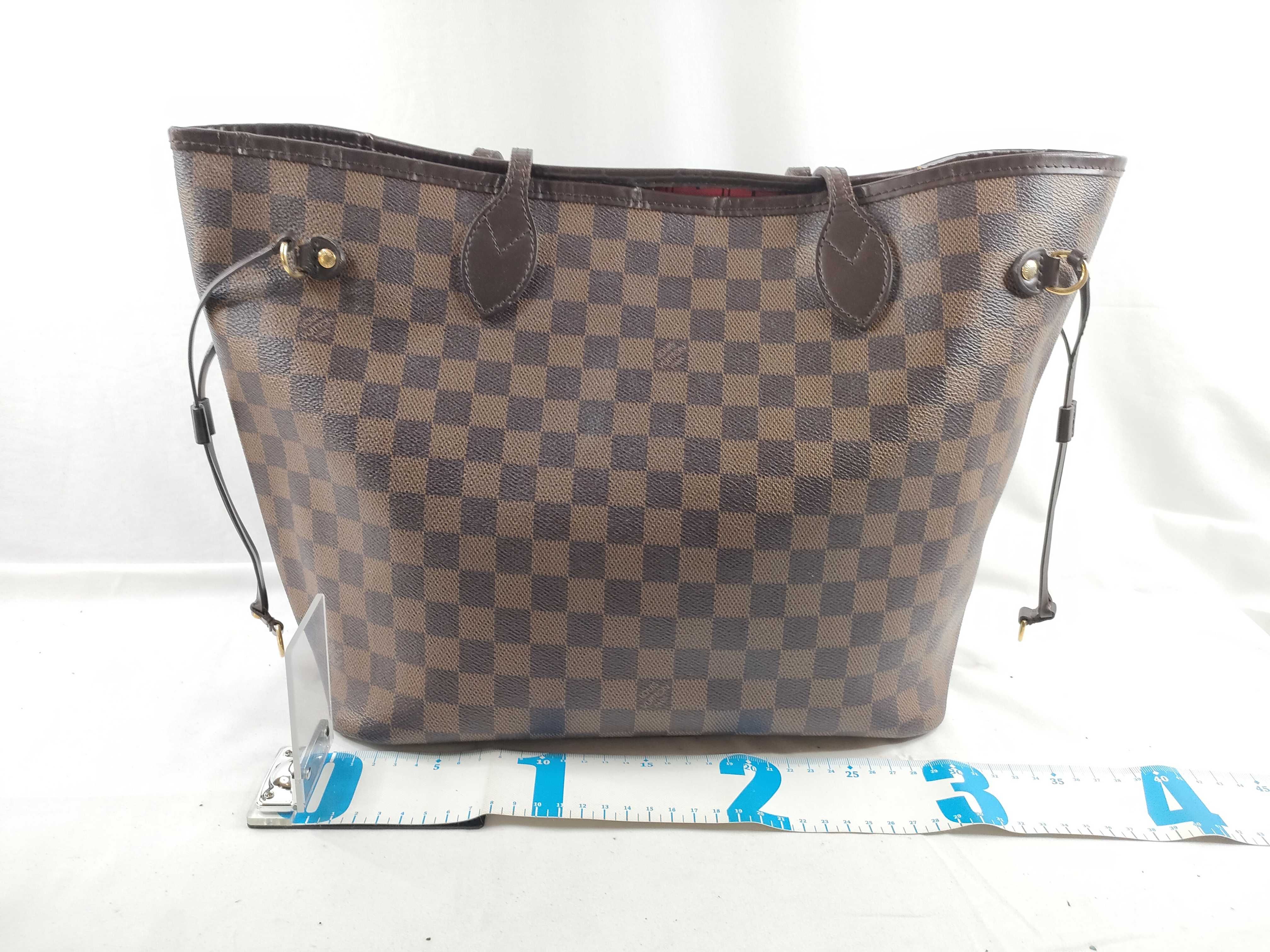 Damier N51105 Damier Neverfull MM Tote Bag — view 2