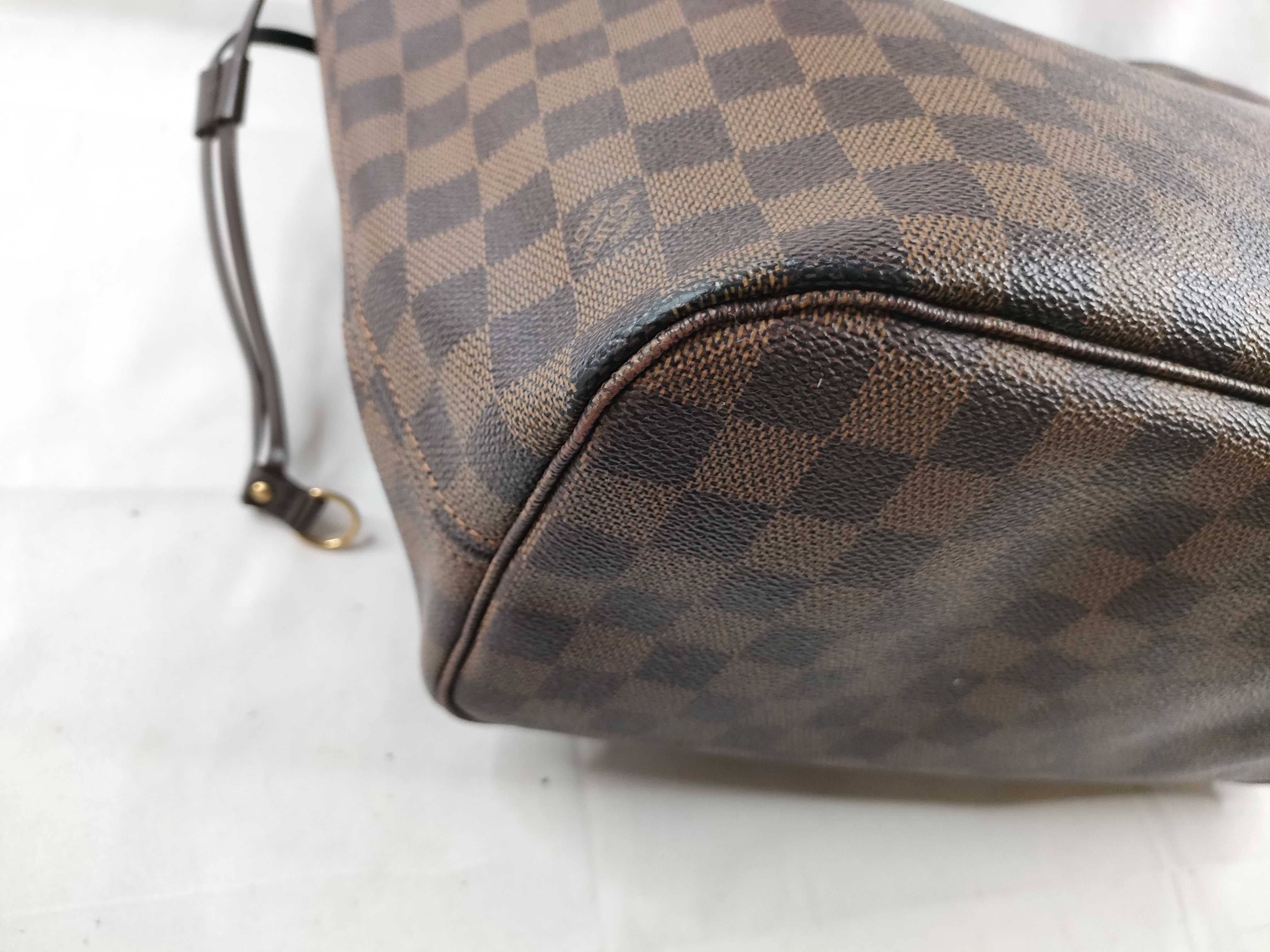 Damier N51105 Damier Neverfull MM Tote Bag — view 3