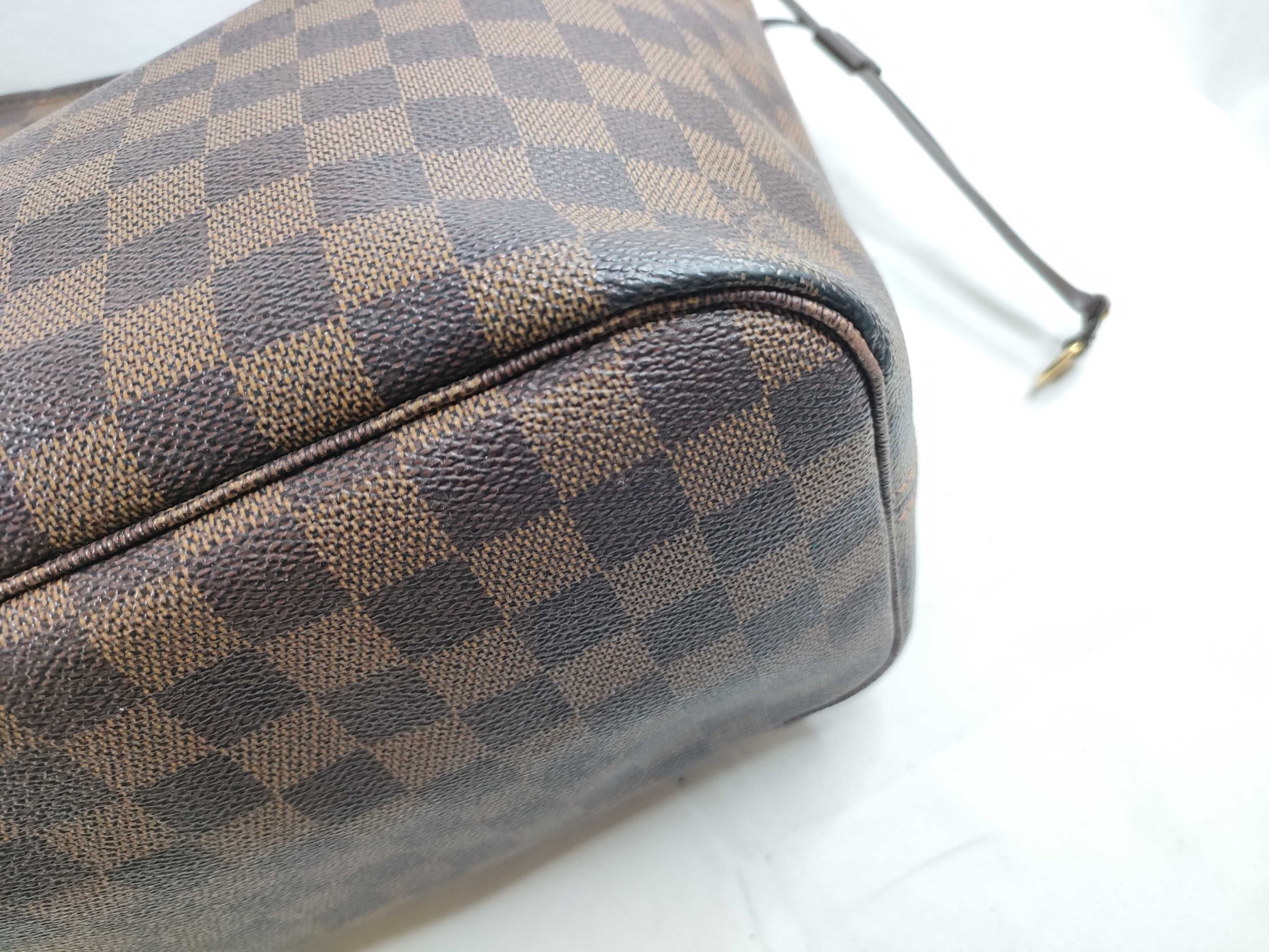 Damier N51105 Damier Neverfull MM Tote Bag — view 5