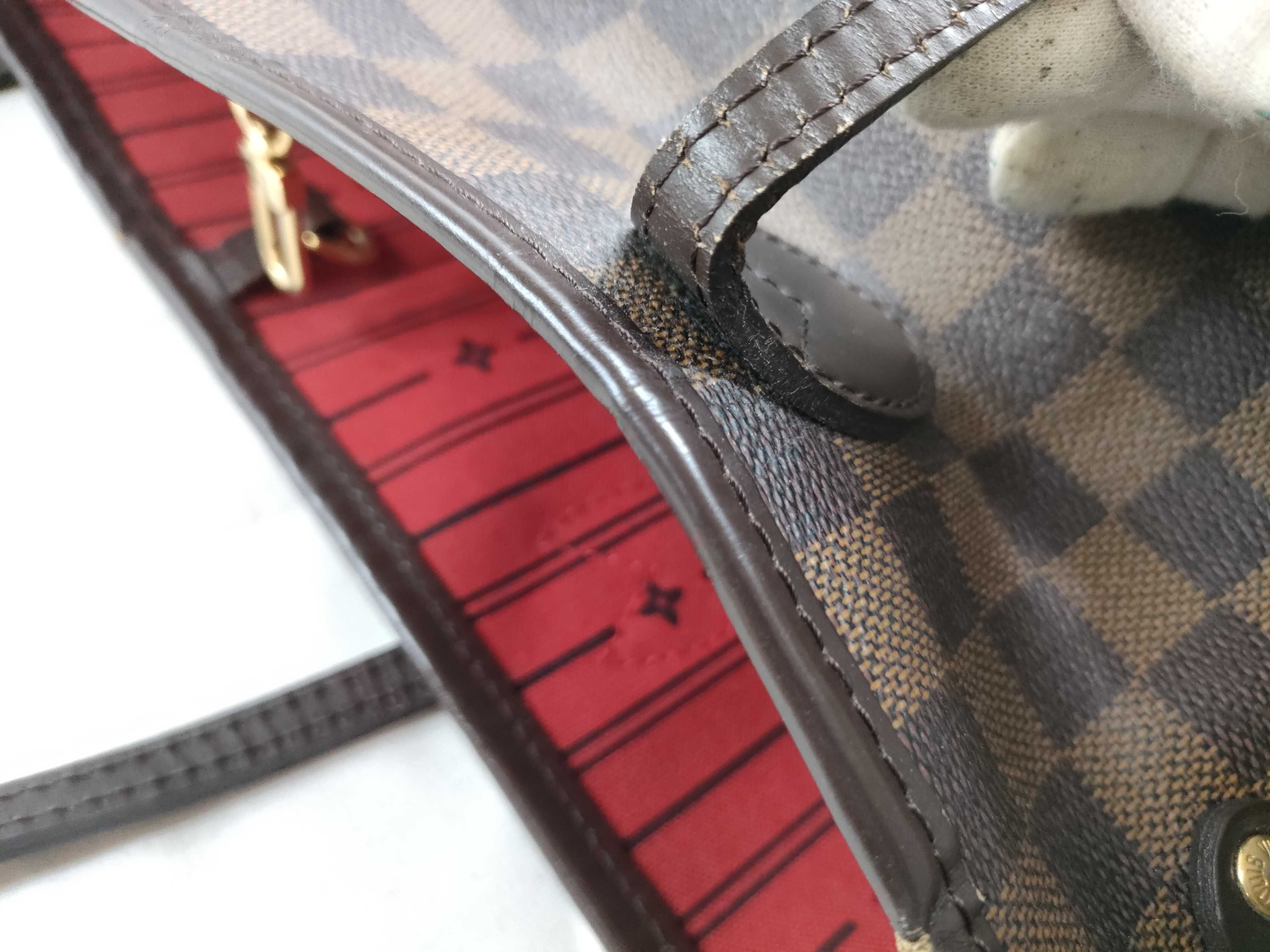 Damier N51105 Damier Neverfull MM Tote Bag — view 8