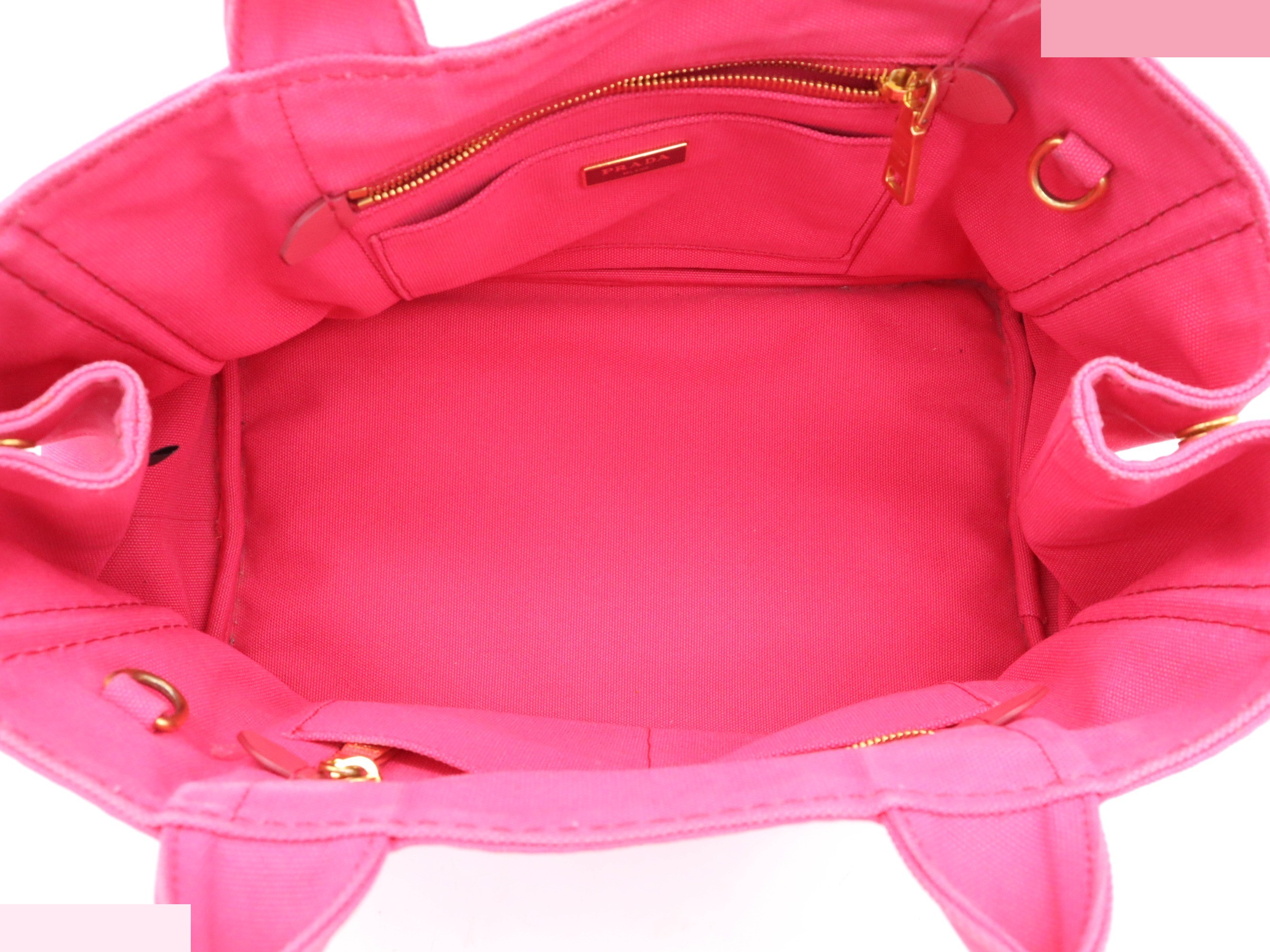 Canvas Canapa Medium 2-Way Tote Bag, Pink — view 7