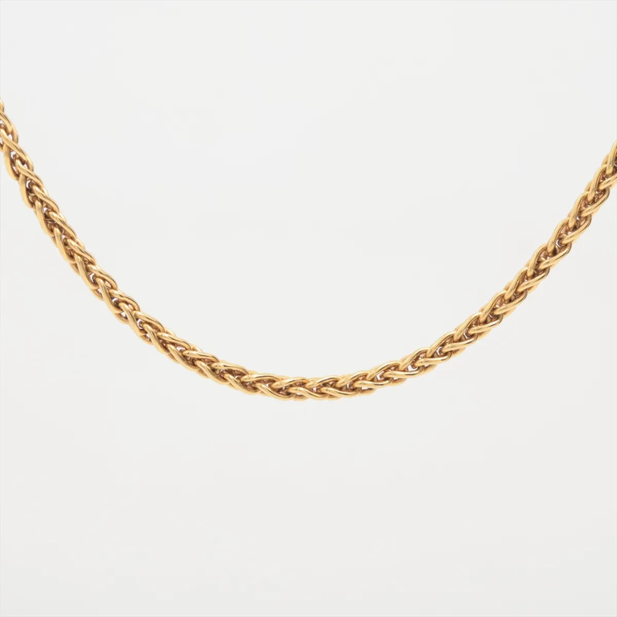 Necklace Chain 750(YG) 11.4g D84872 Part of the engraving is — view 2