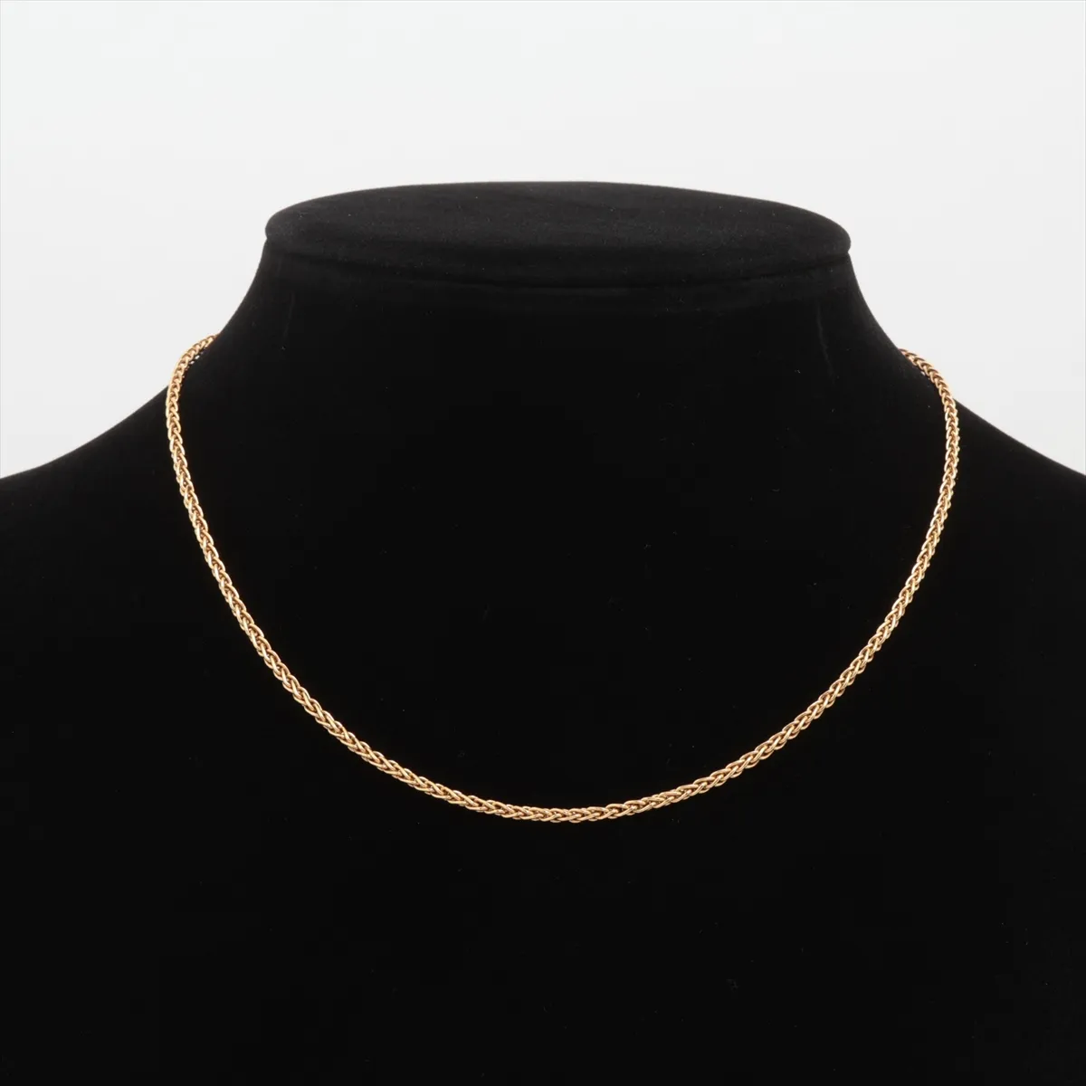 Necklace Chain 750(YG) 11.4g D84872 Part of the engraving is — view 5