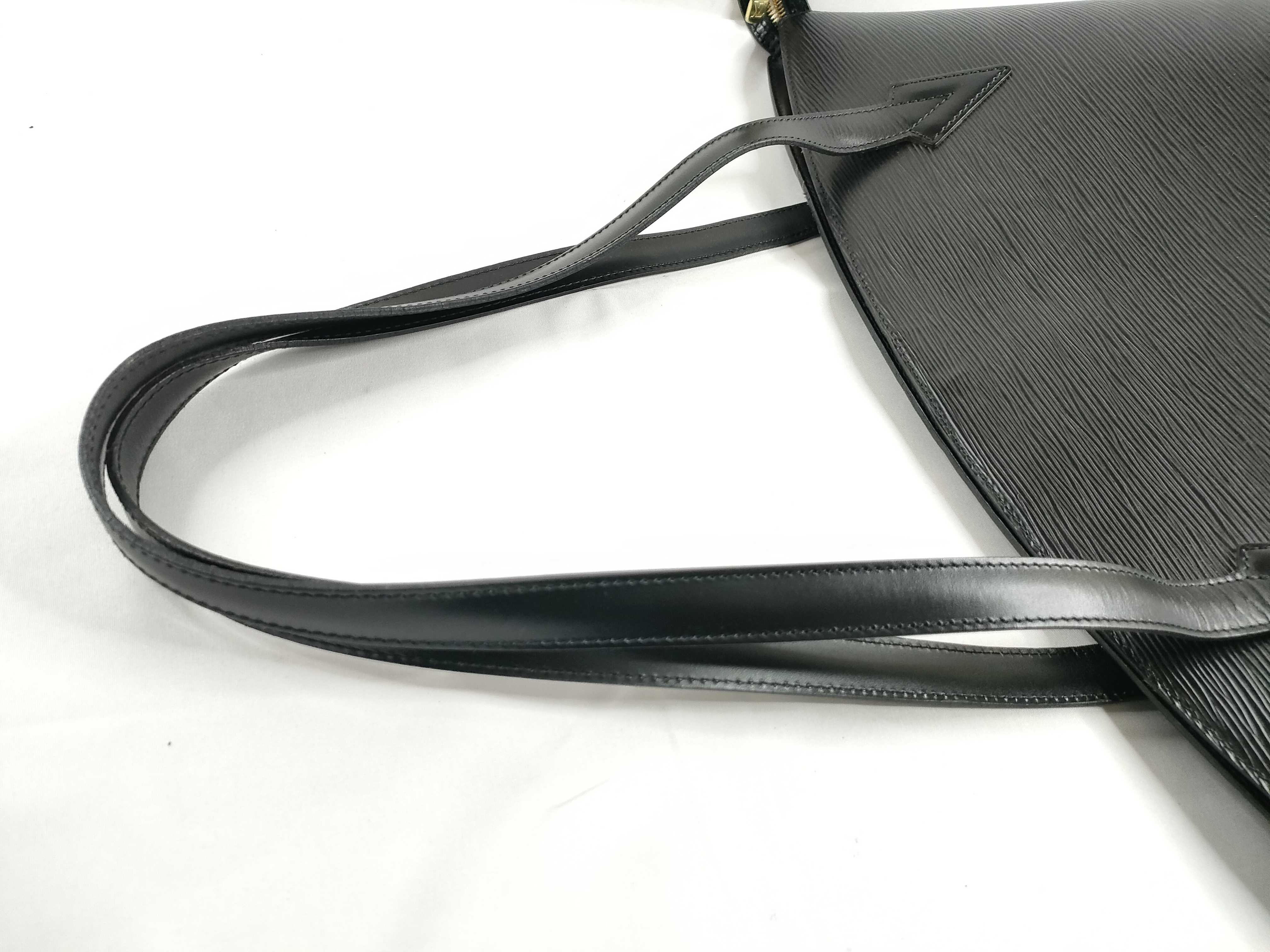 Epi M52272 Saint Jacques Black Tote Bag Shoulder Bag — view 6