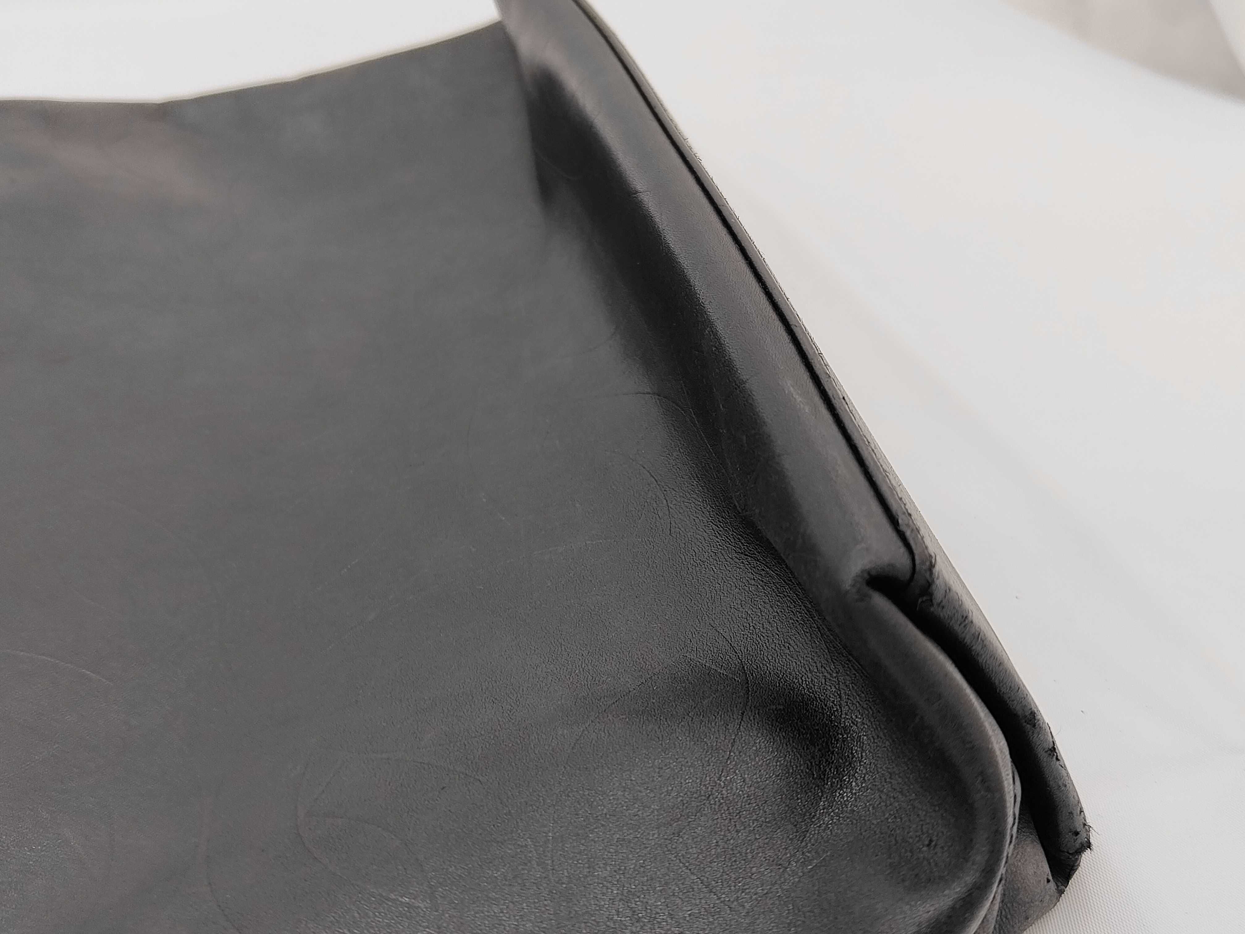 Lambskin Gold Coco Mark Pattern Black Tote Bag with Seal — view 12