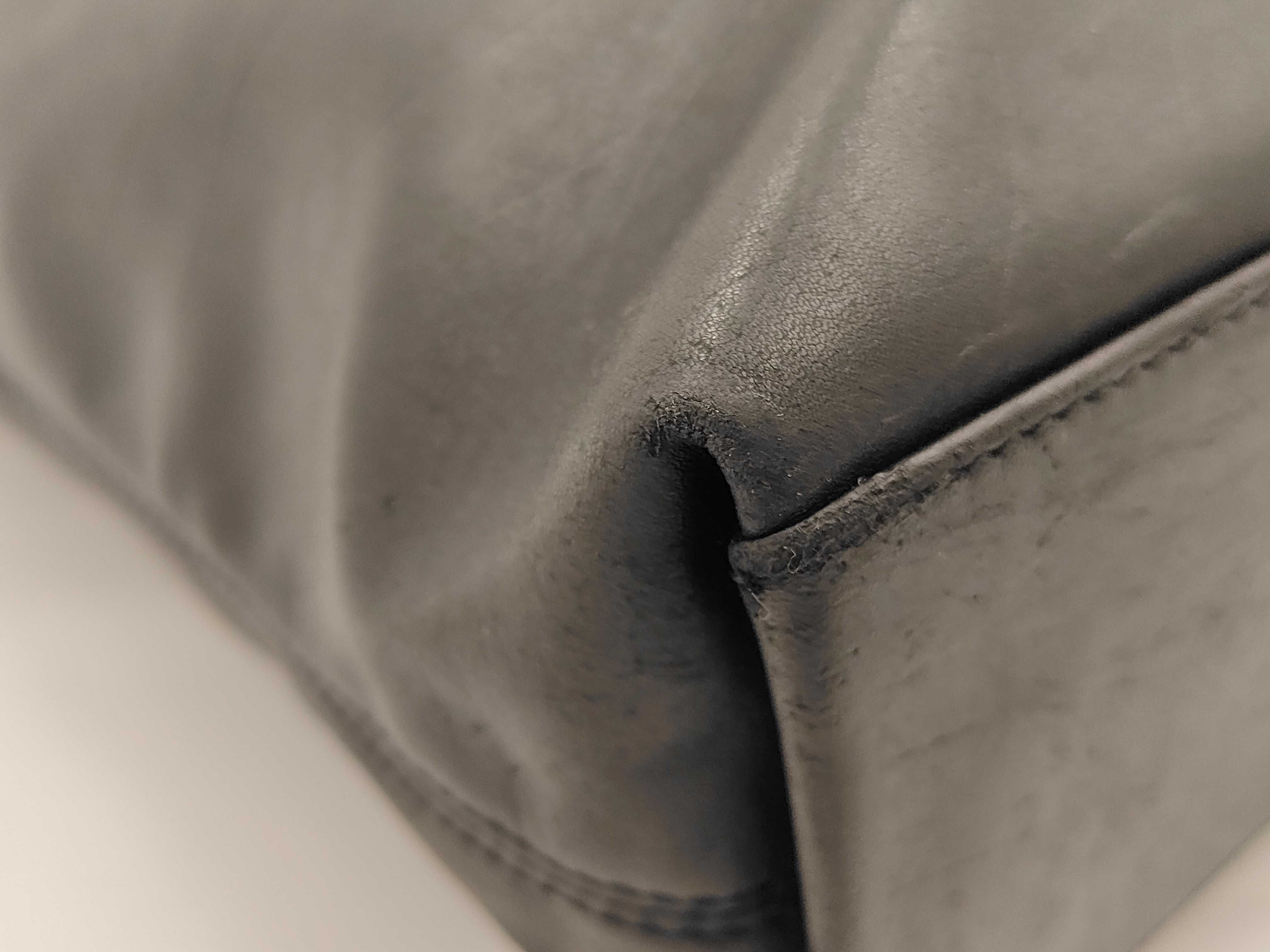 Lambskin Gold Coco Mark Pattern Black Tote Bag with Seal — view 6