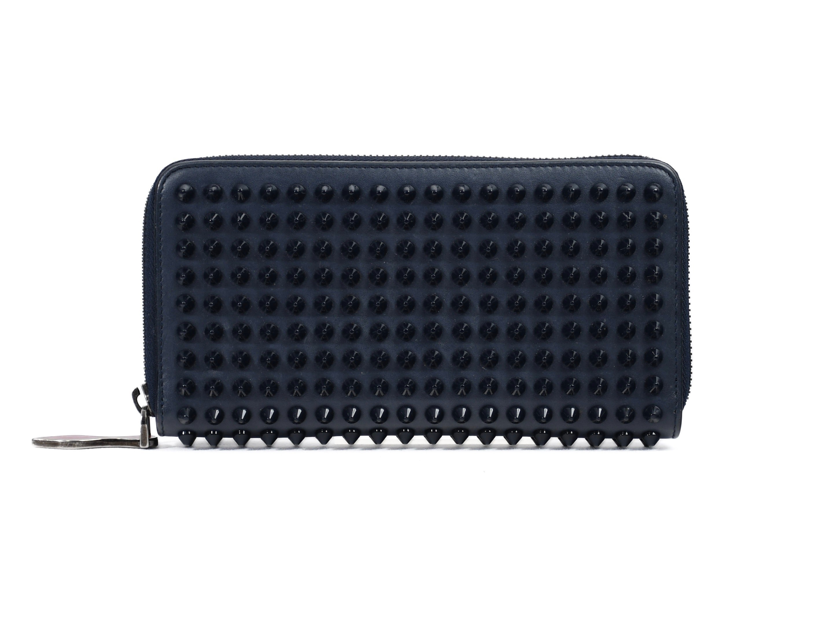 Comes with box and dust bag. Panettone round zipper wallet by Christian Louboutin. — view 2