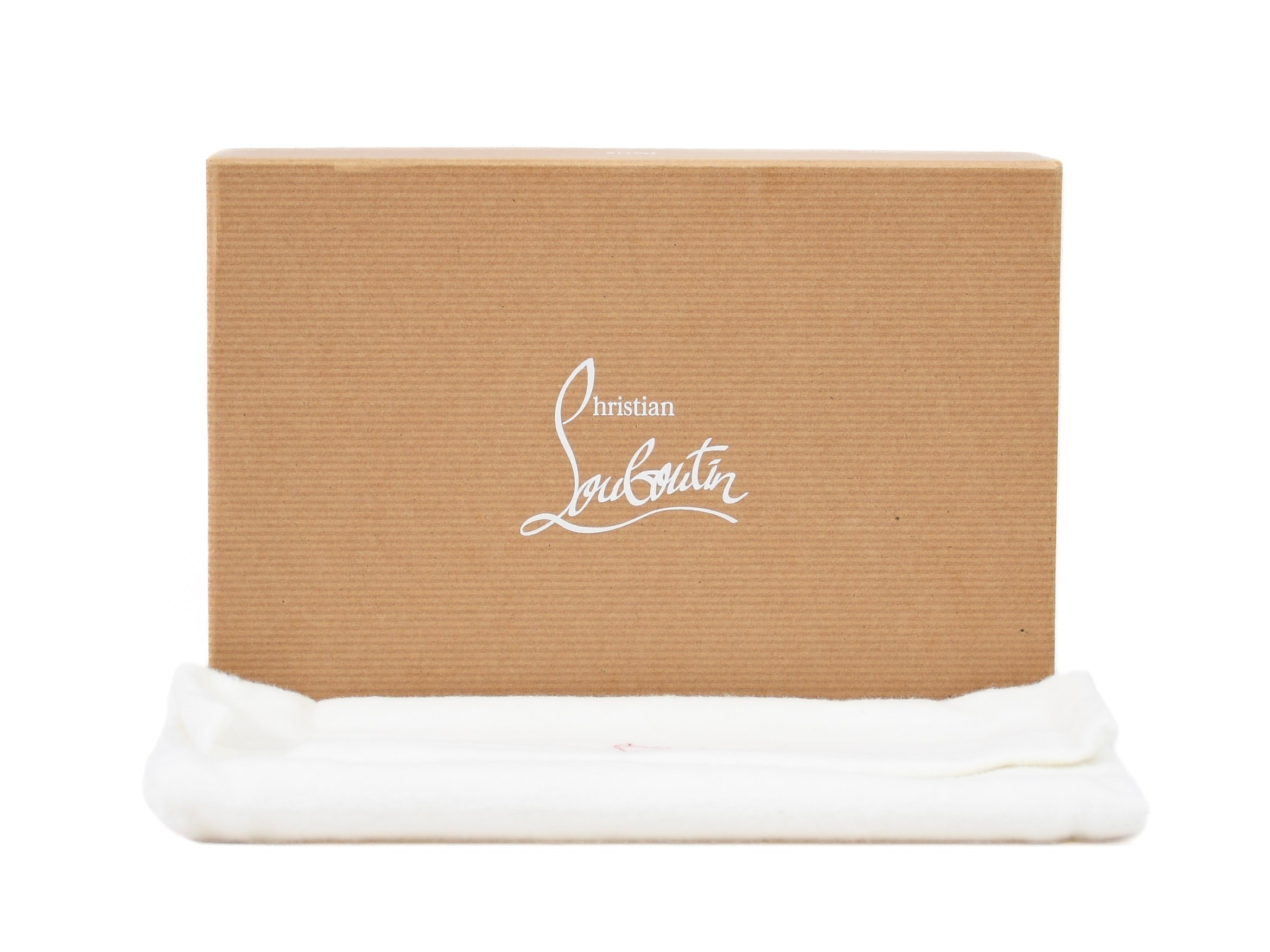 Comes with box and dust bag. Panettone round zipper wallet by Christian Louboutin. — view 12