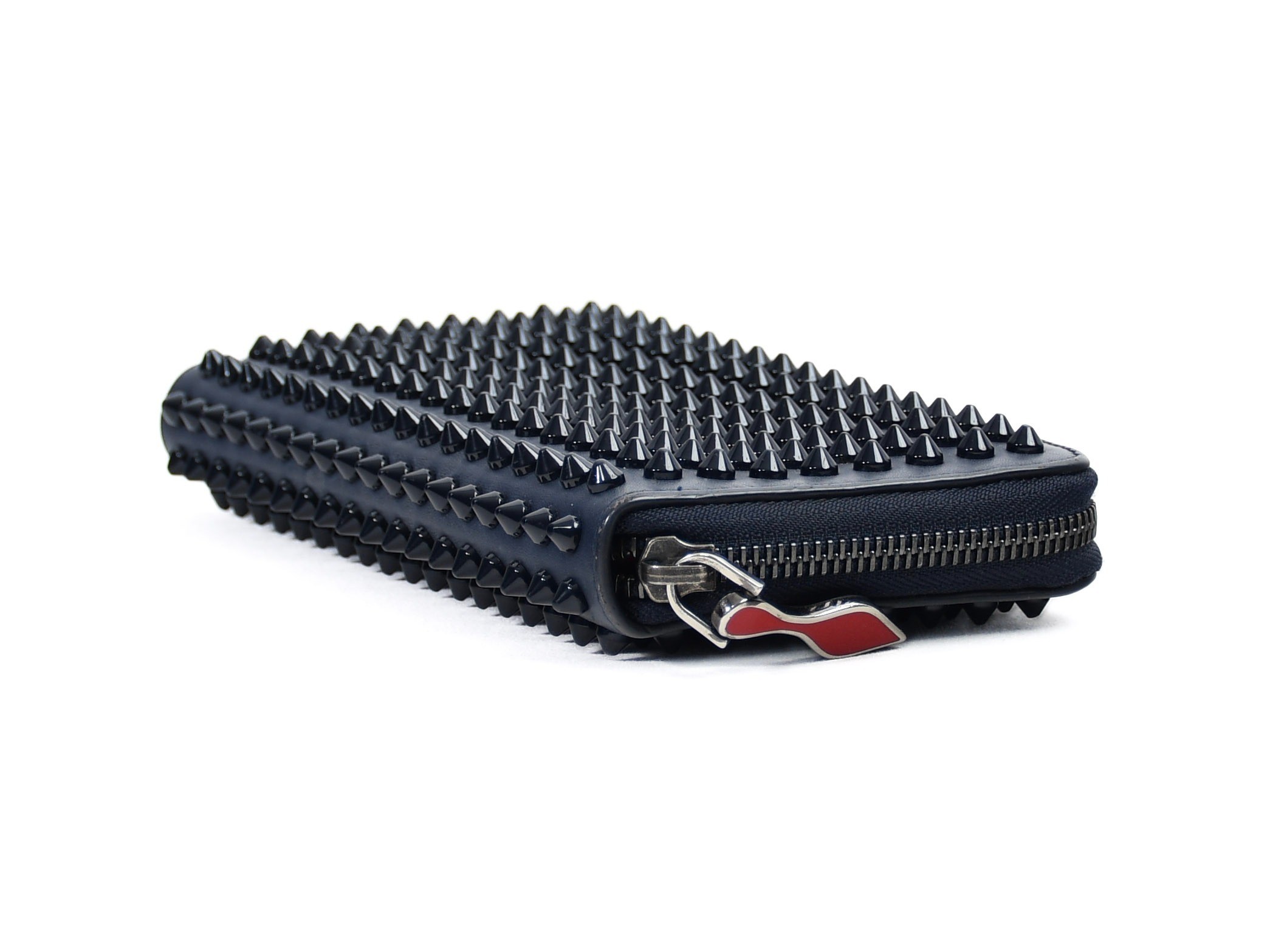 Comes with box and dust bag. Panettone round zipper wallet by Christian Louboutin. — view 5
