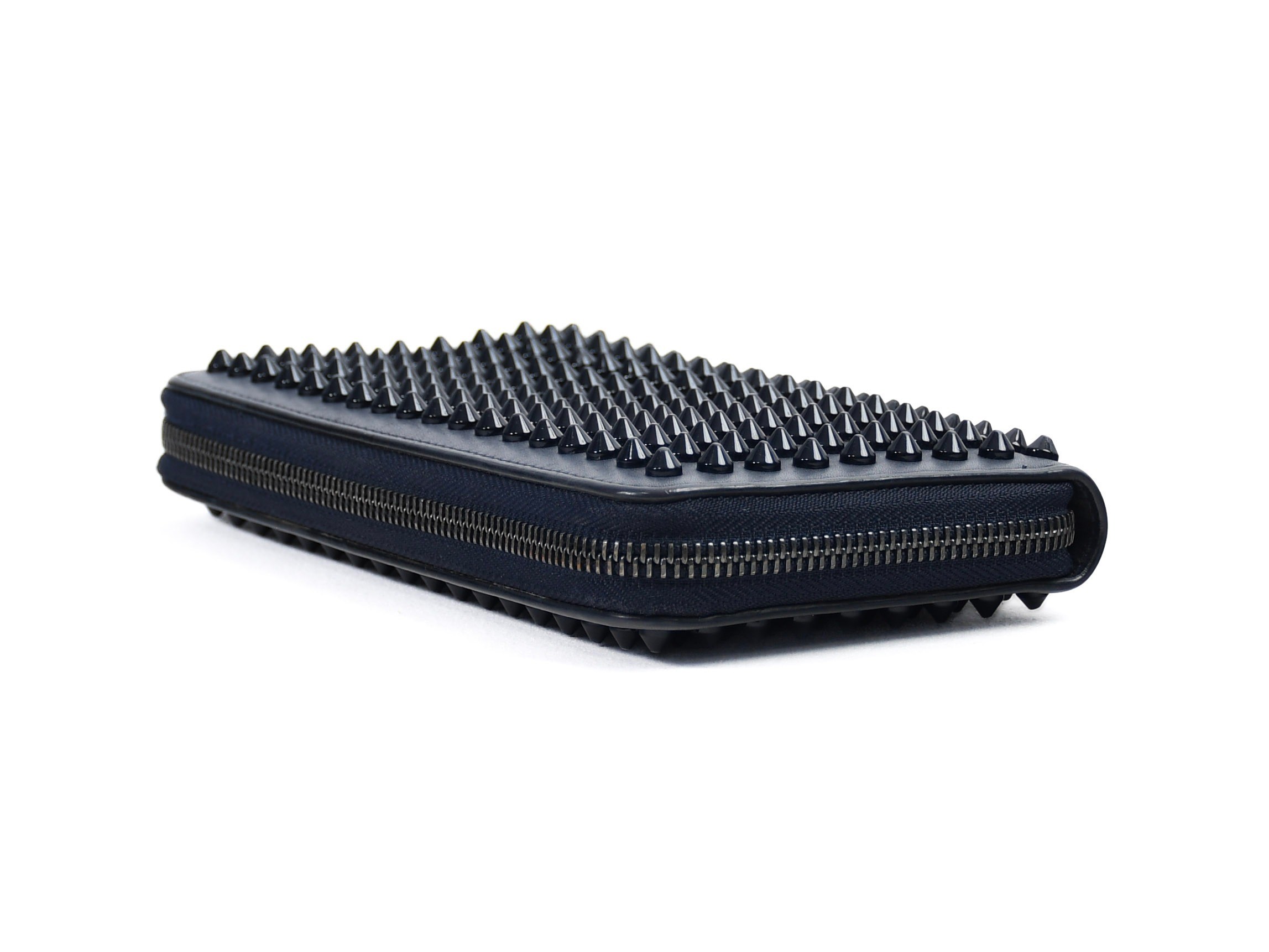 Comes with box and dust bag. Panettone round zipper wallet by Christian Louboutin. — view 7