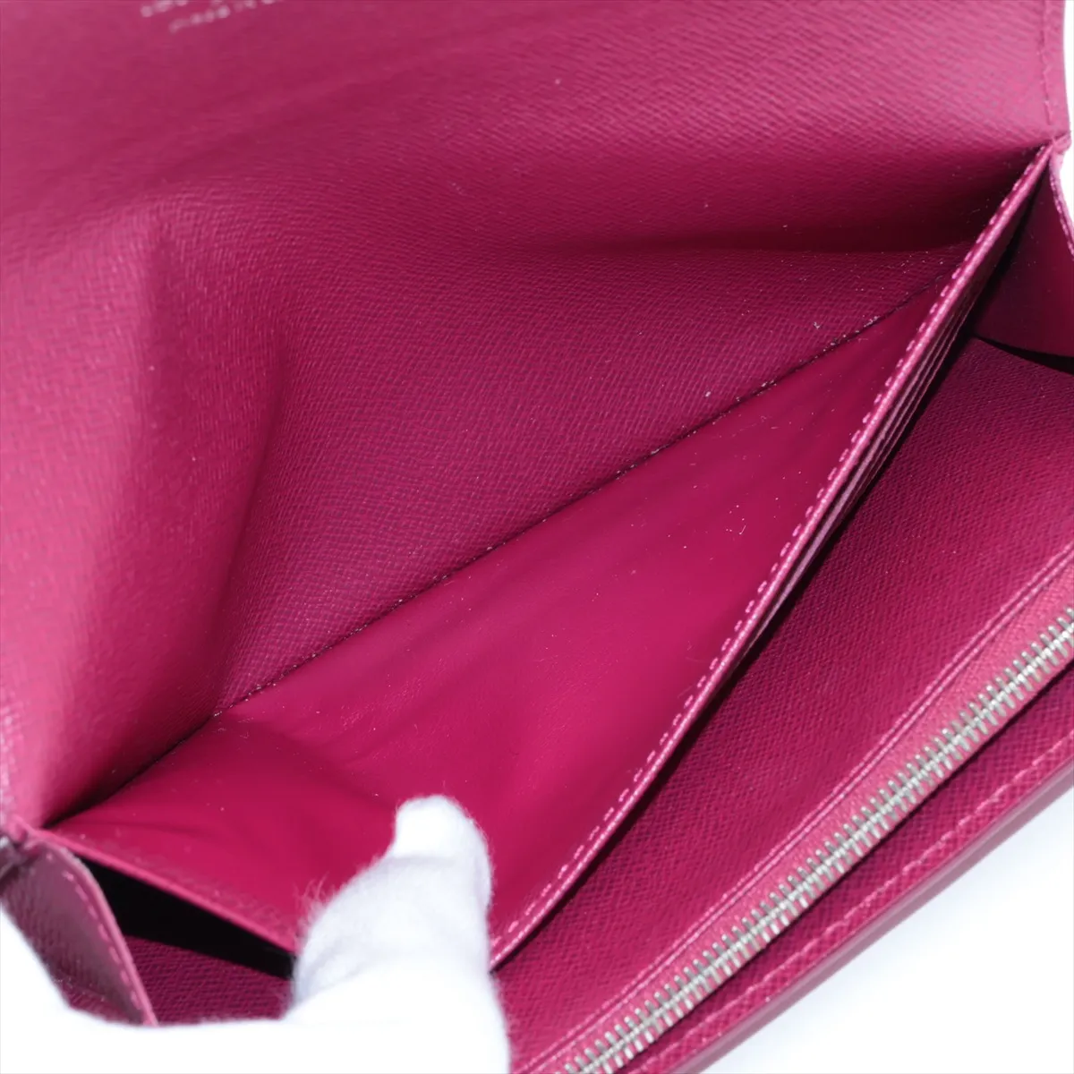 Epi Portefeuille Sarah M60580 CA0127 Fuchsia Long Wallet — view 4