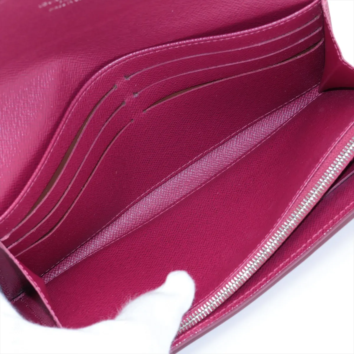Epi Portefeuille Sarah M60580 CA0127 Fuchsia Long Wallet — view 5