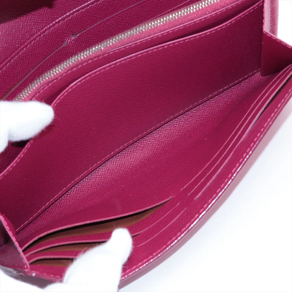 Epi Portefeuille Sarah M60580 CA0127 Fuchsia Long Wallet — view 7