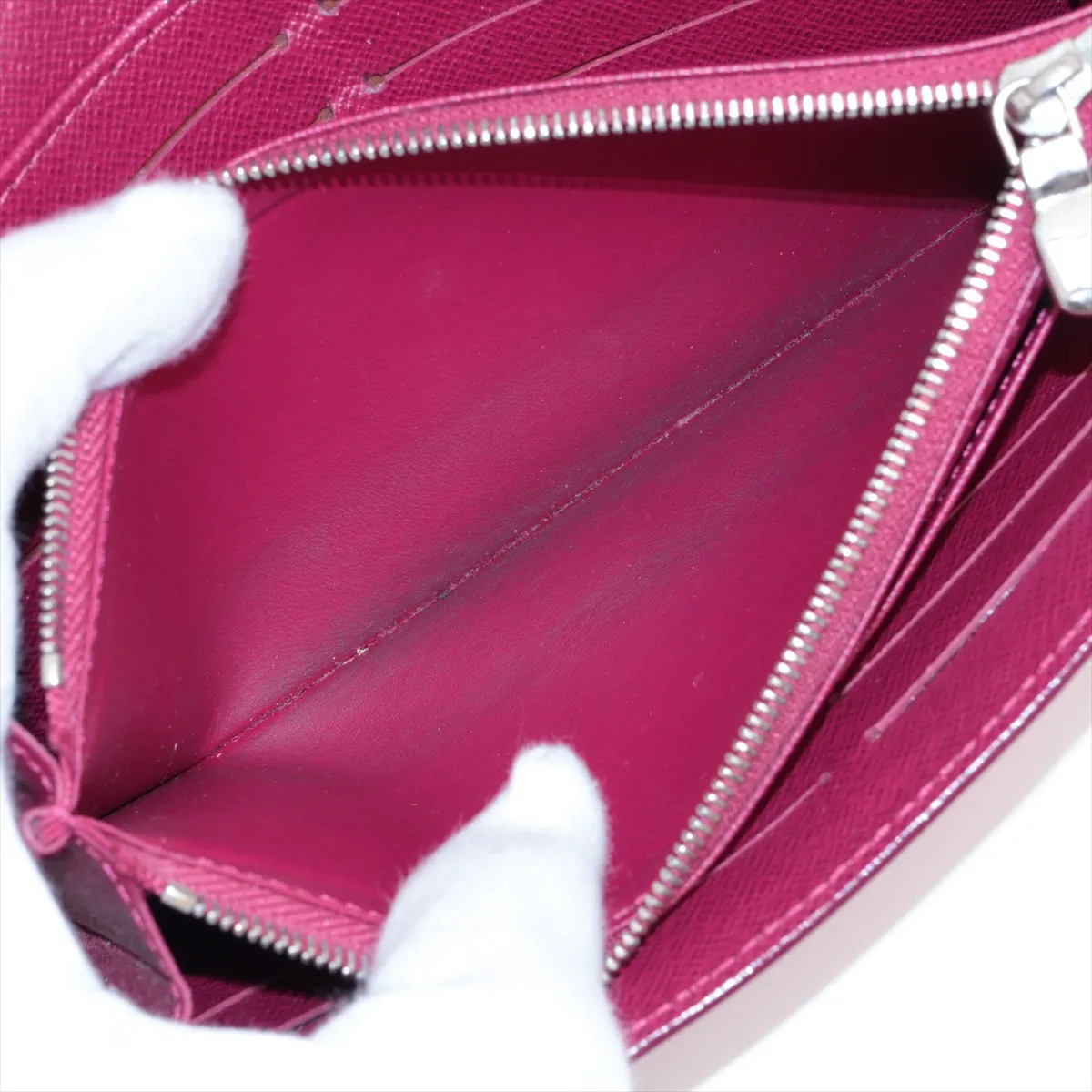 Epi Portefeuille Sarah M60580 CA0127 Fuchsia Long Wallet — view 8