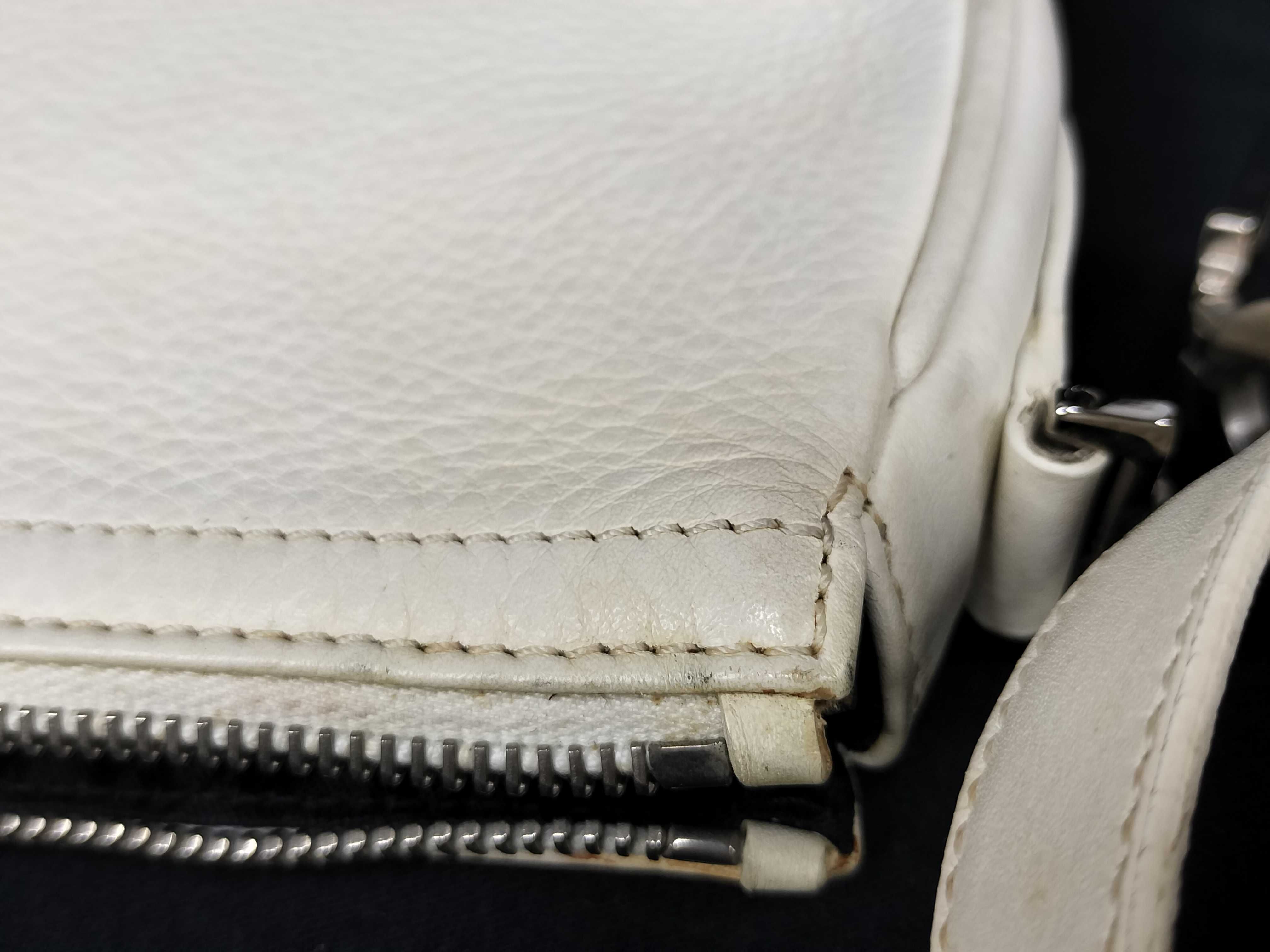 handbag, leather, white, shoulder bag — view 13