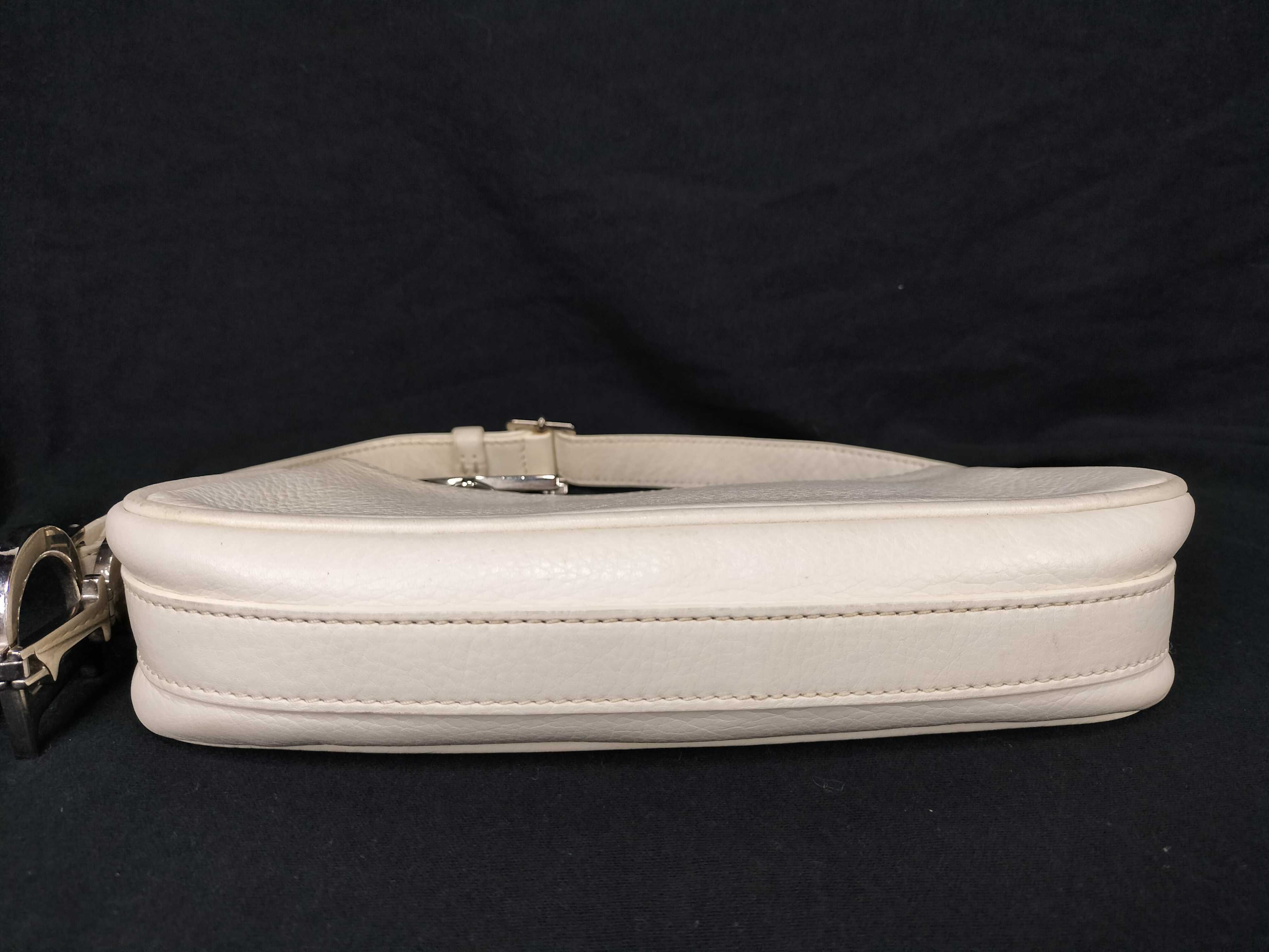 handbag, leather, white, shoulder bag — view 8