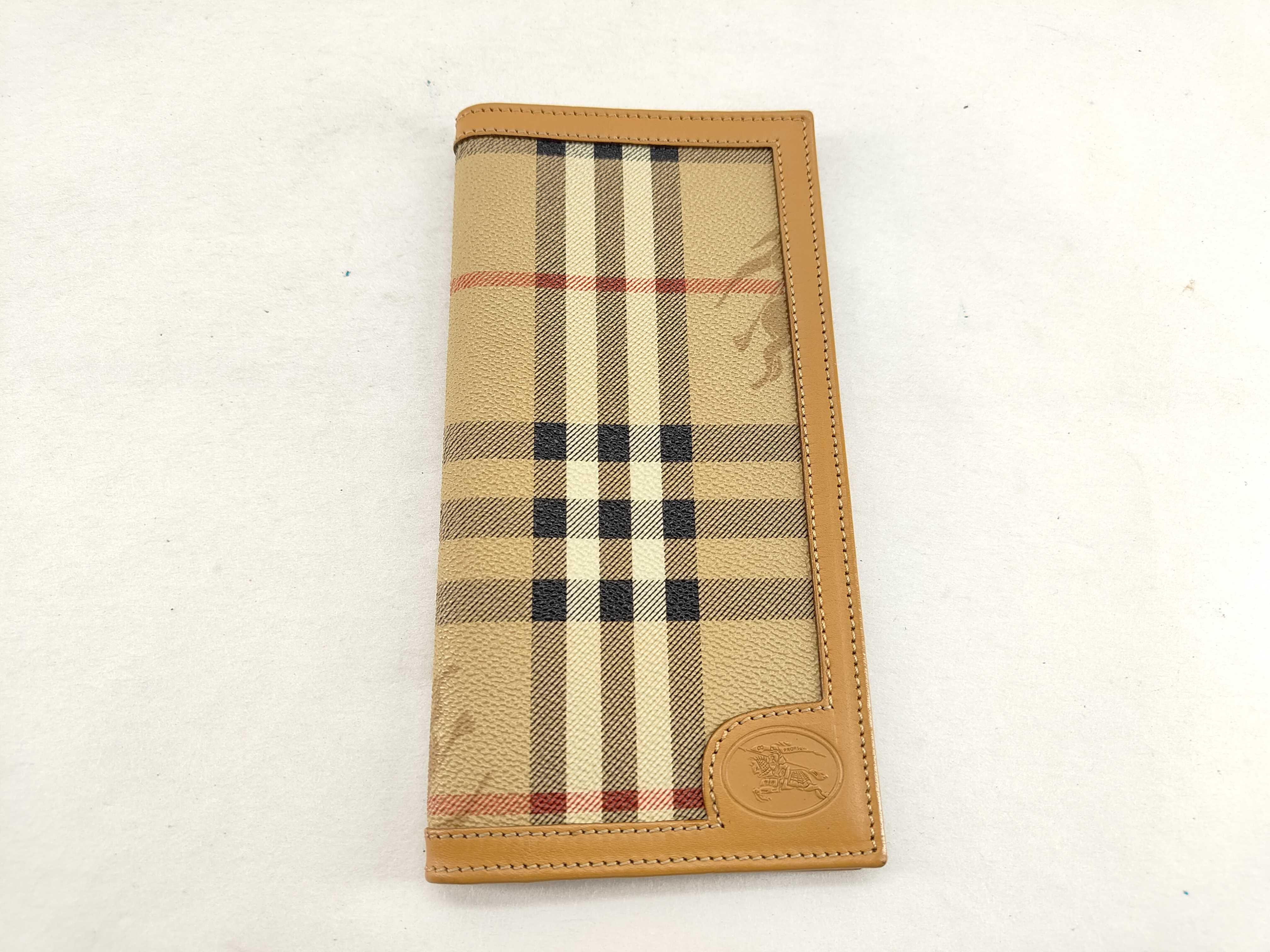 Nova Check Long Wallet Billfold