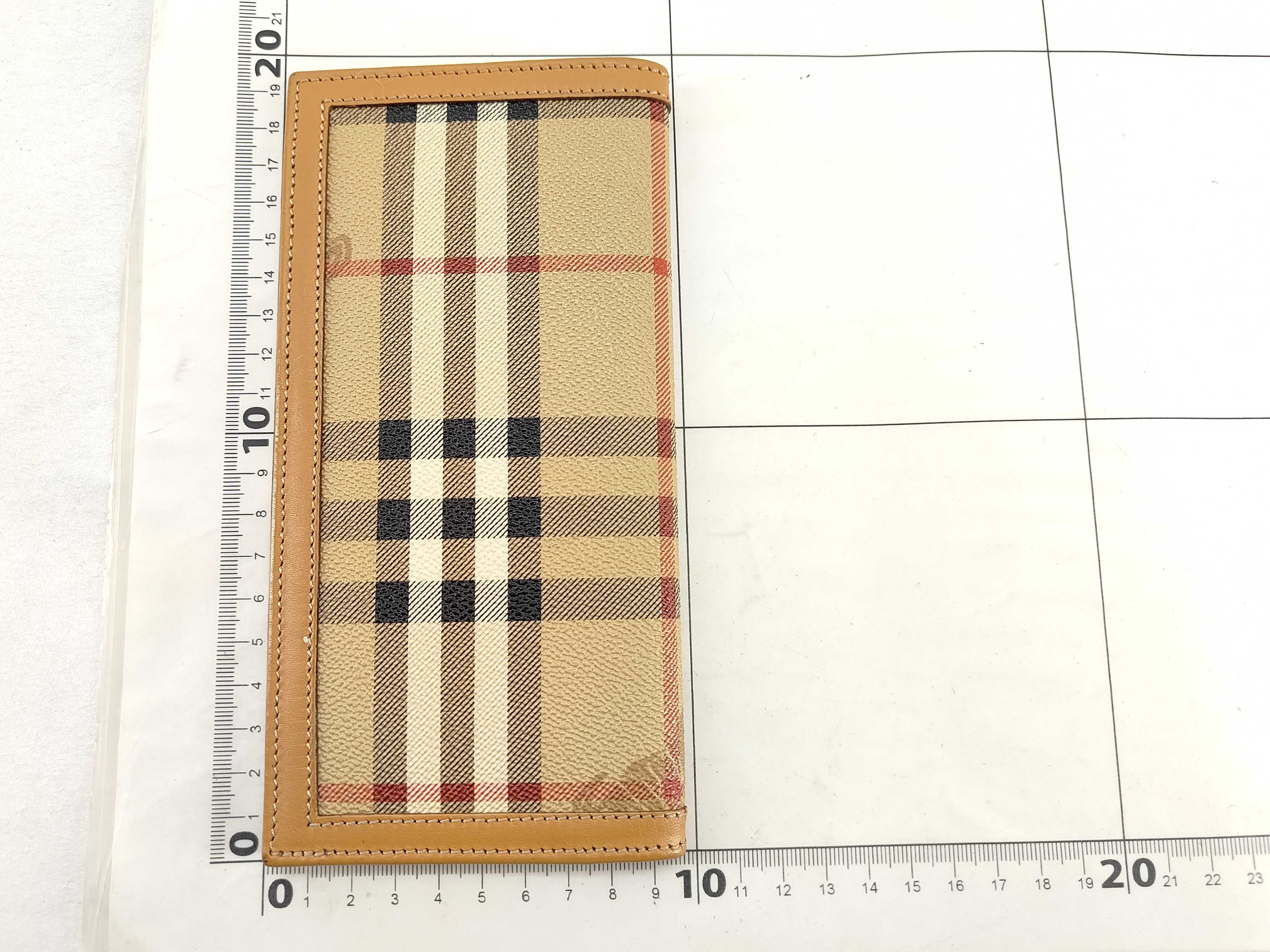 Nova Check Long Wallet Billfold — view 2