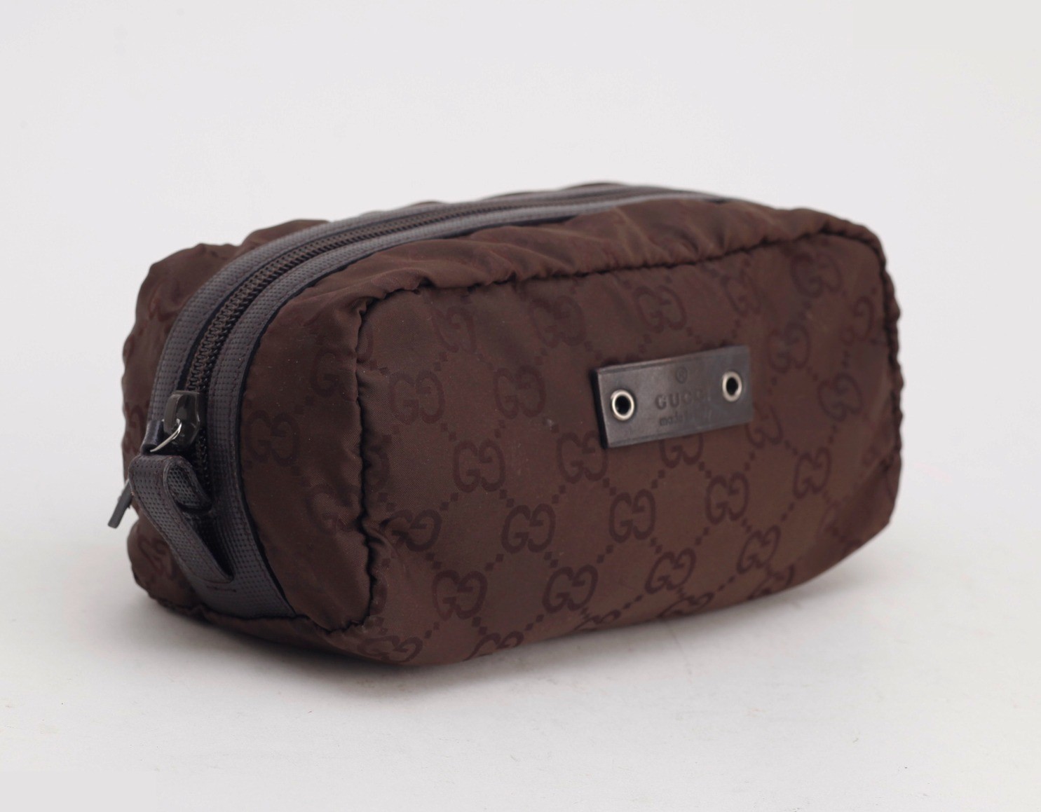 GG pattern nylon pouch — view 2