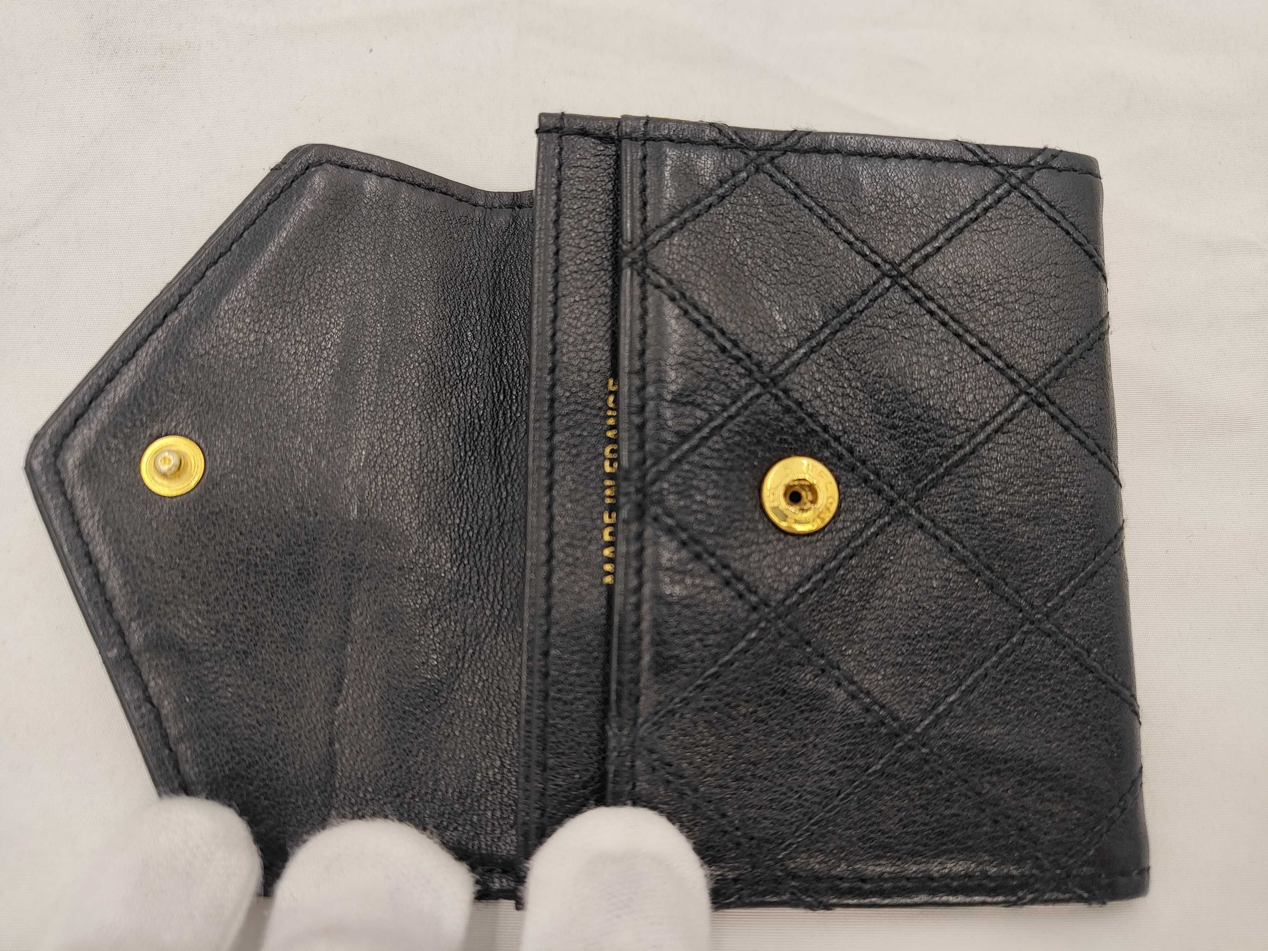 【S】693 Chanel Bicolore Matelassé Coin Case — view 4