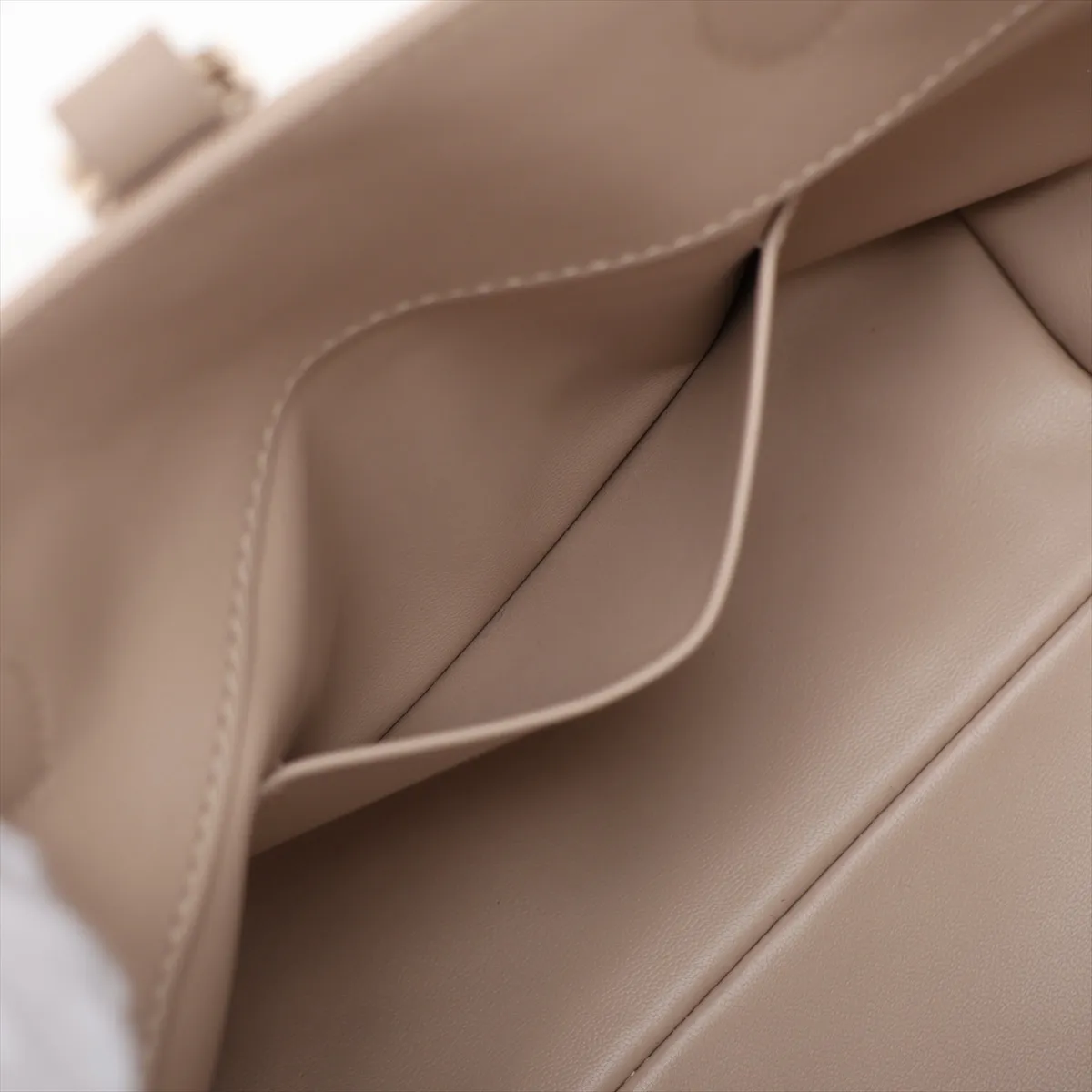 Macro Cannage Toujours Leather 2-Way Handbag, Beige, Lucky Star — view 9