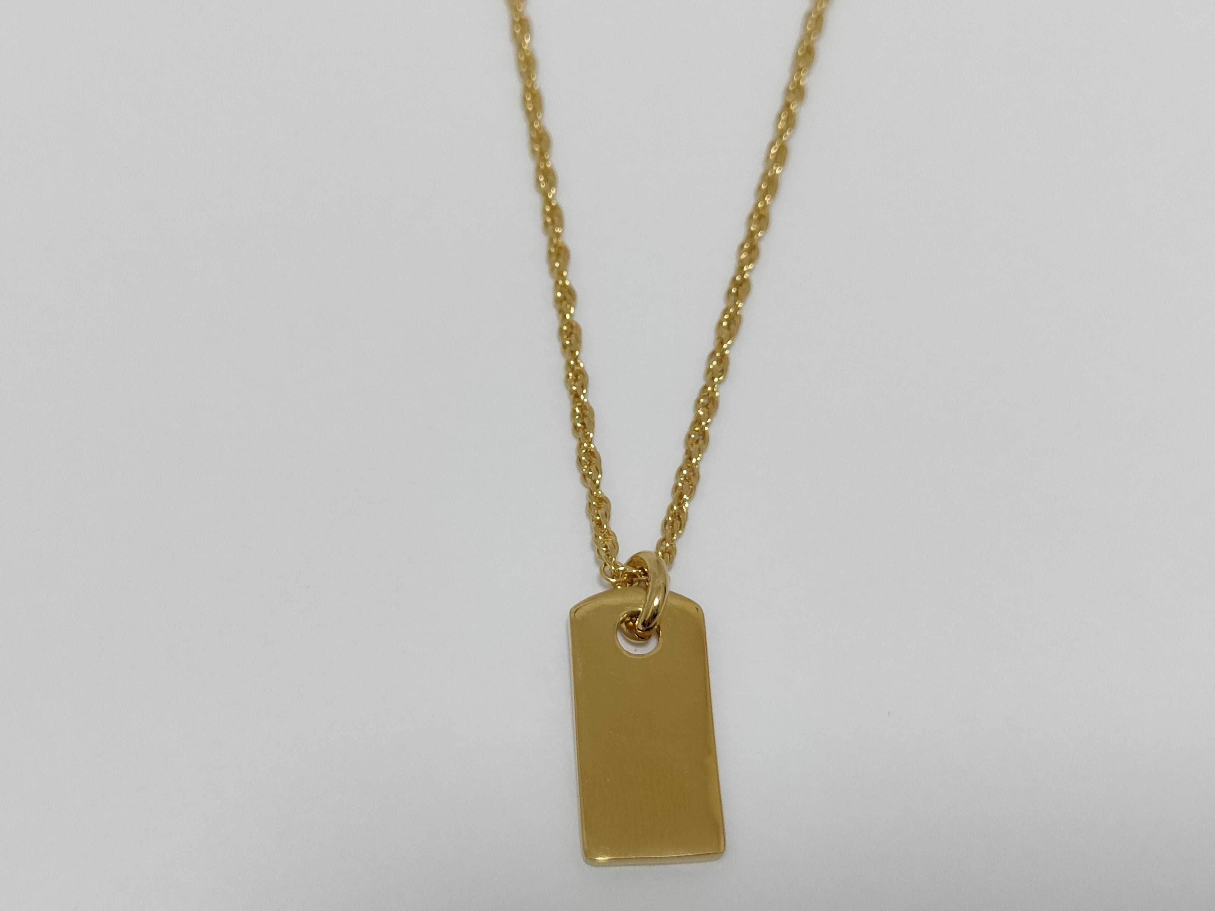 Logo Plate Necklace — view 2