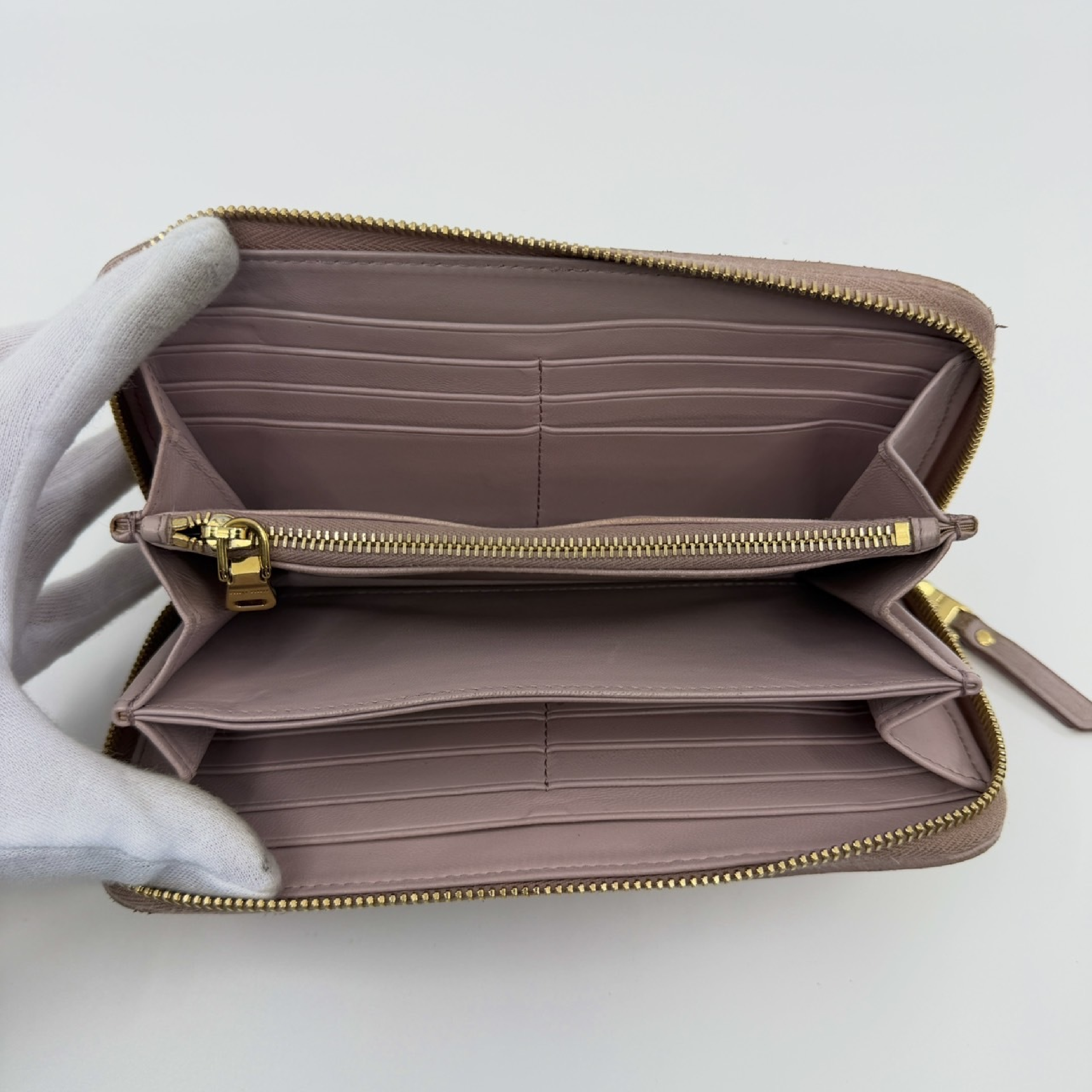 Leather Matelassé Wallet — view 5