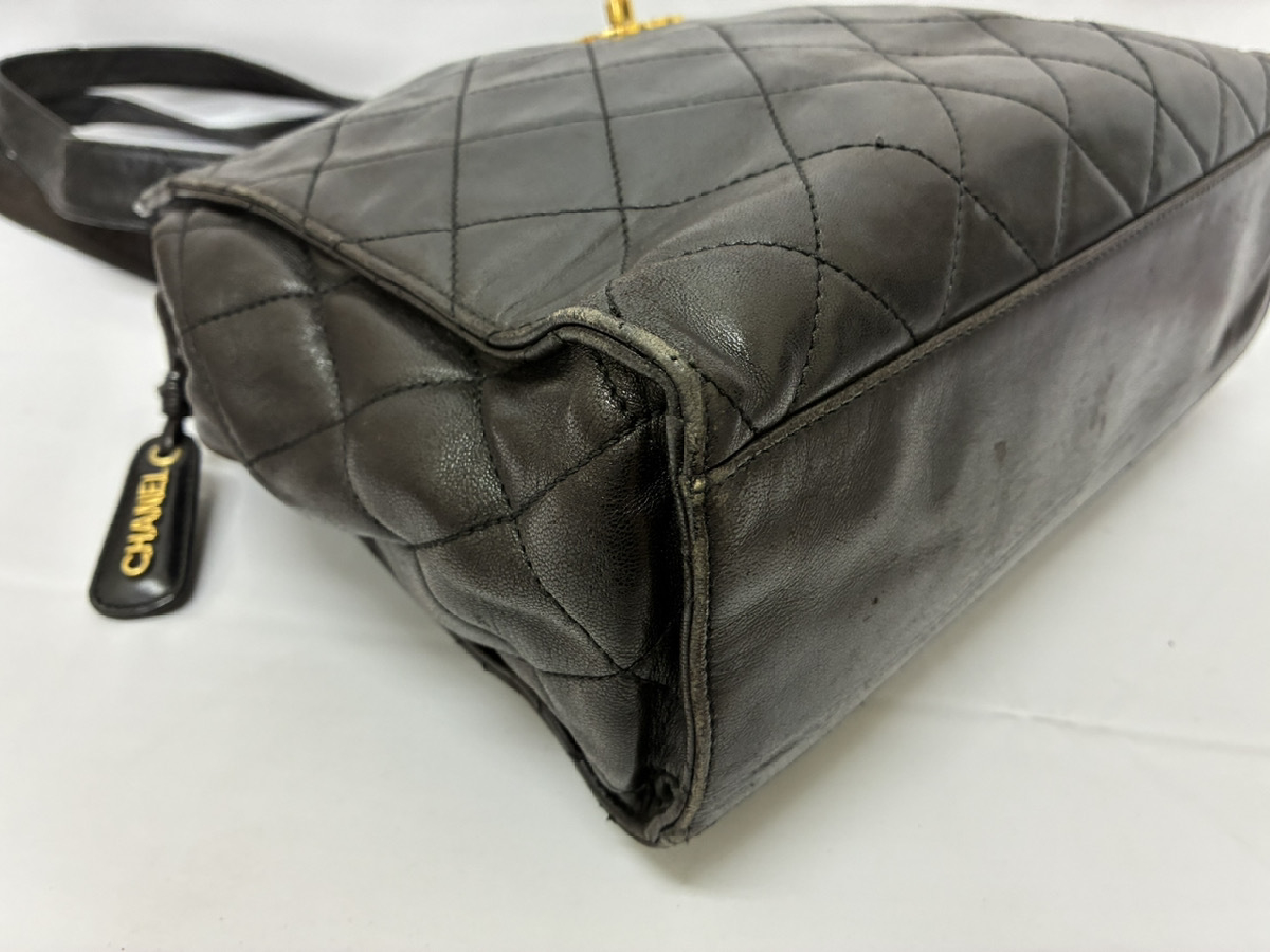 Coco Mark Matelassé Leather Tote Bag — view 3