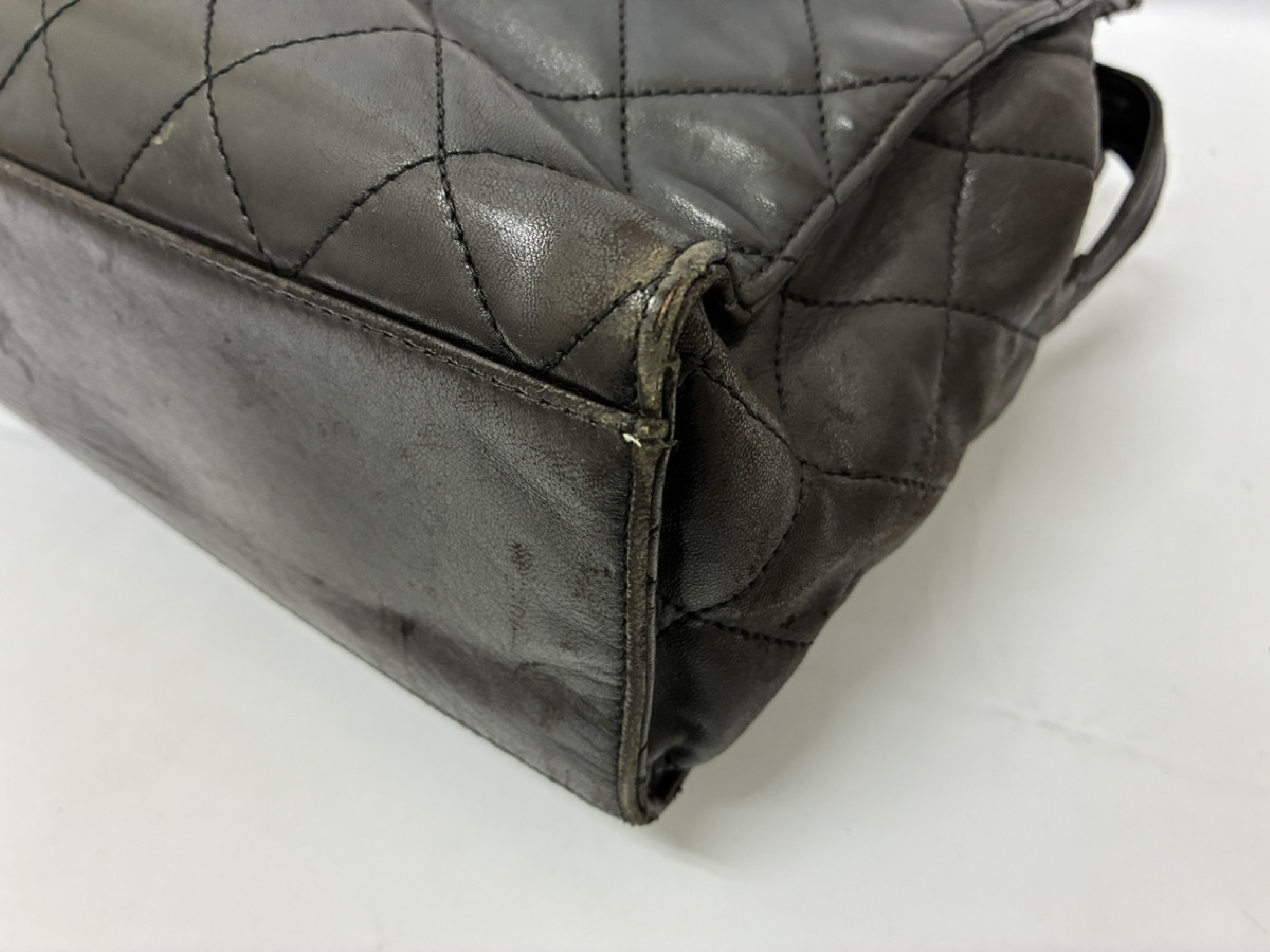 Coco Mark Matelassé Leather Tote Bag — view 4