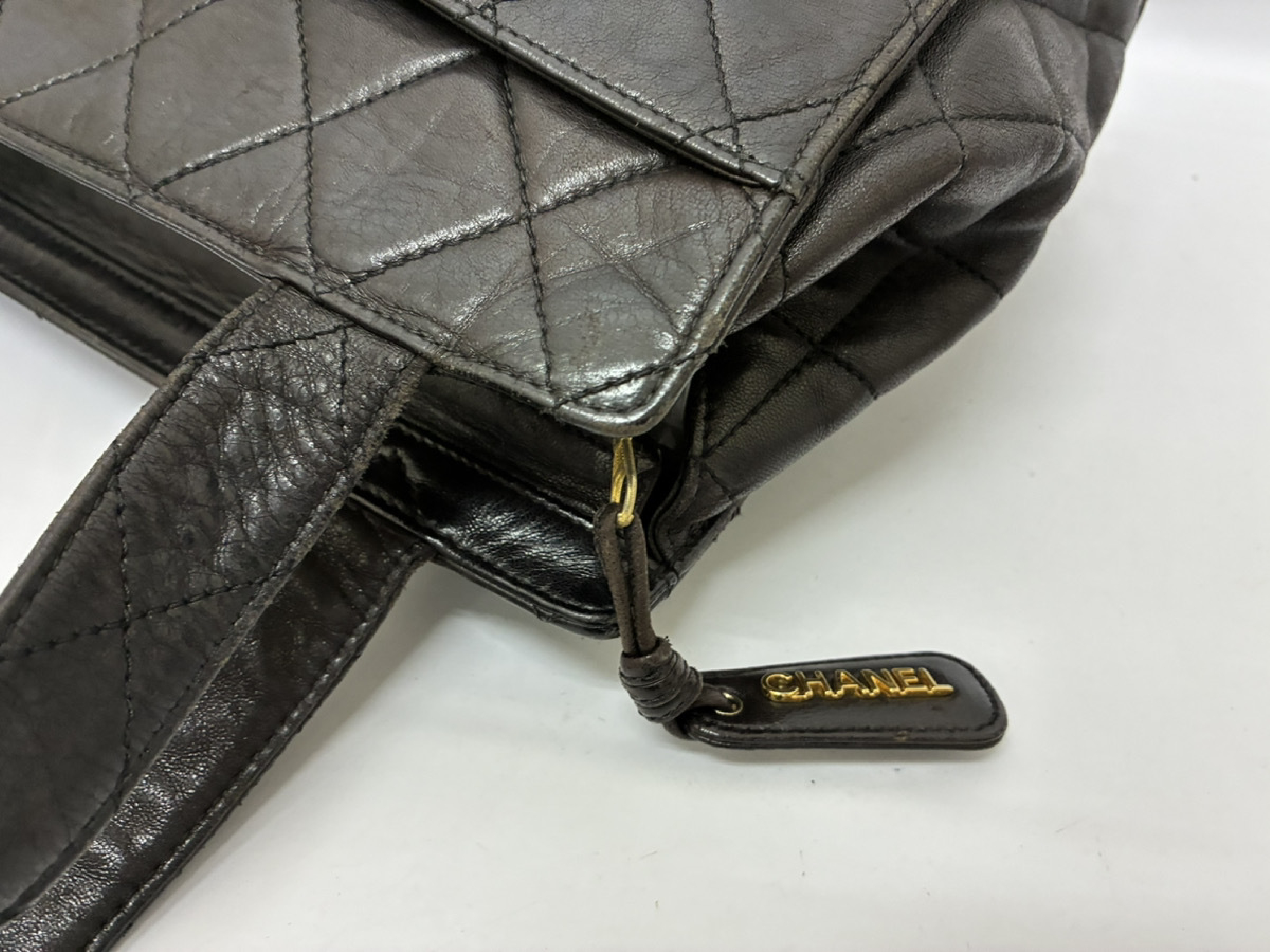 Coco Mark Matelassé Leather Tote Bag — view 6