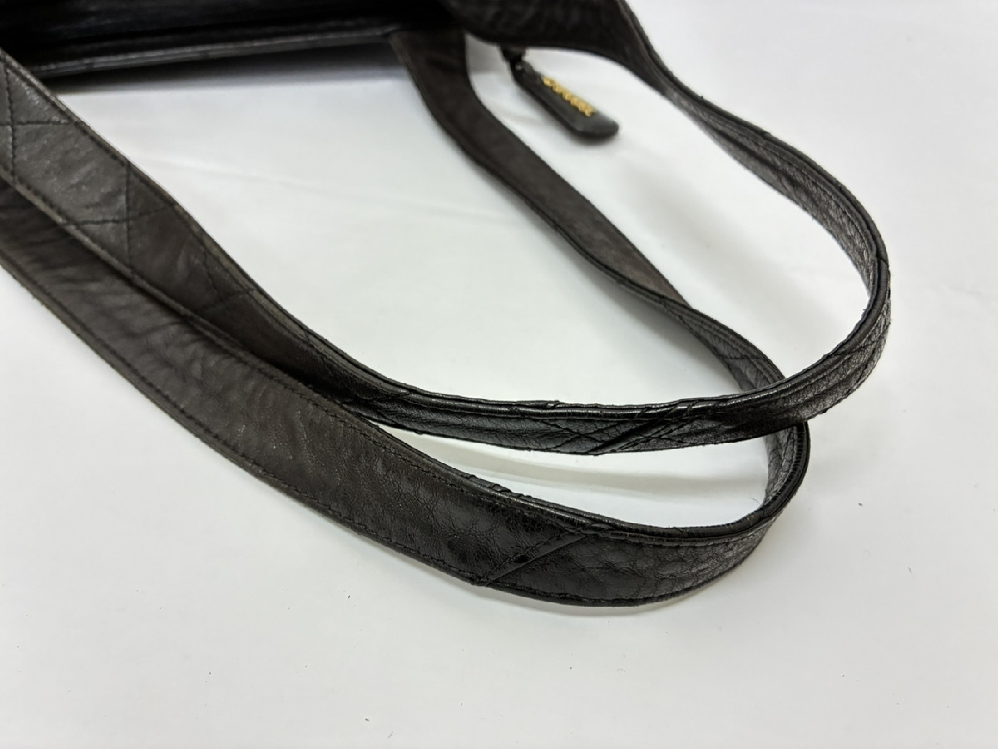 Coco Mark Matelassé Leather Tote Bag — view 7