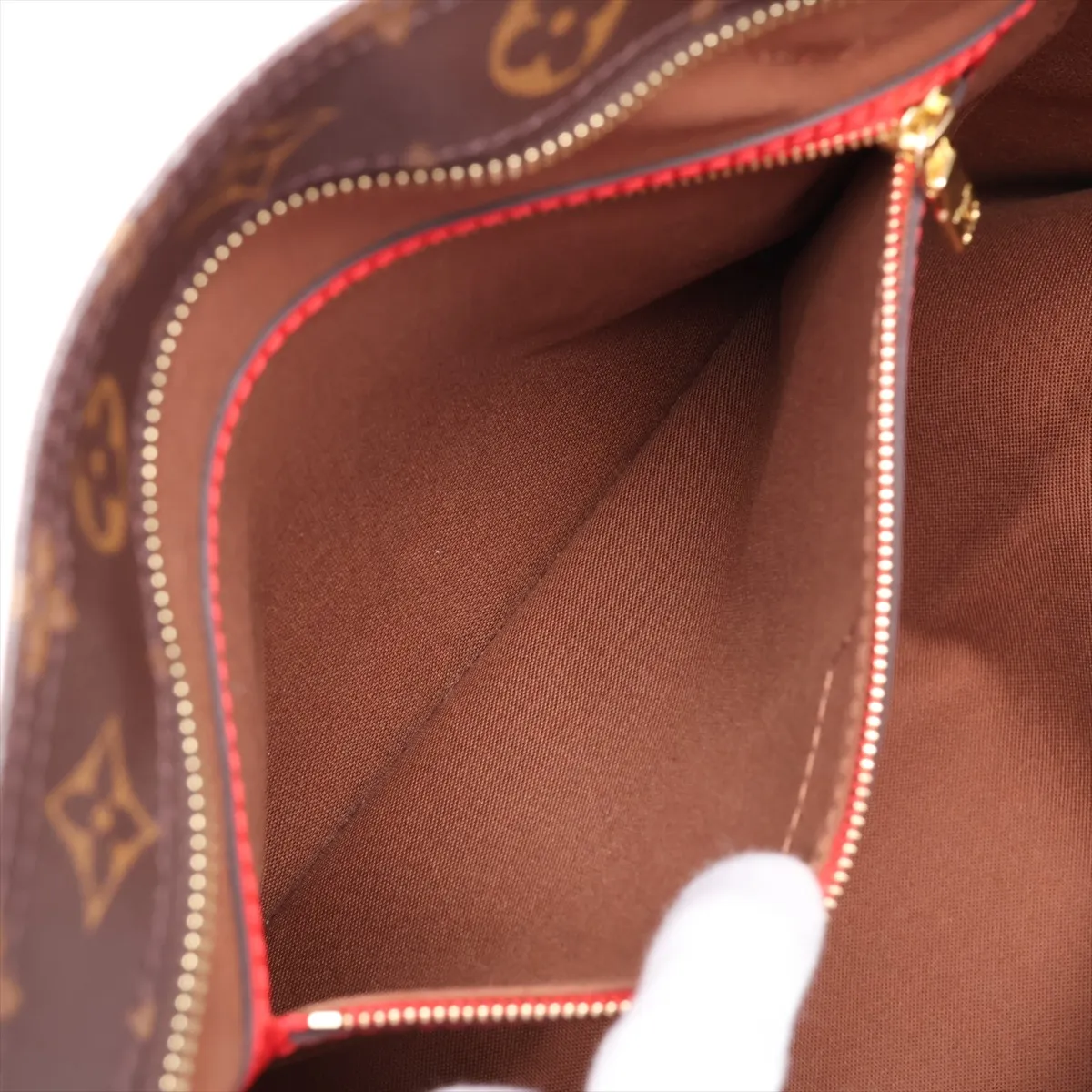Monogram All-in MM M55174 Brown x Red (RFID detected) — view 8