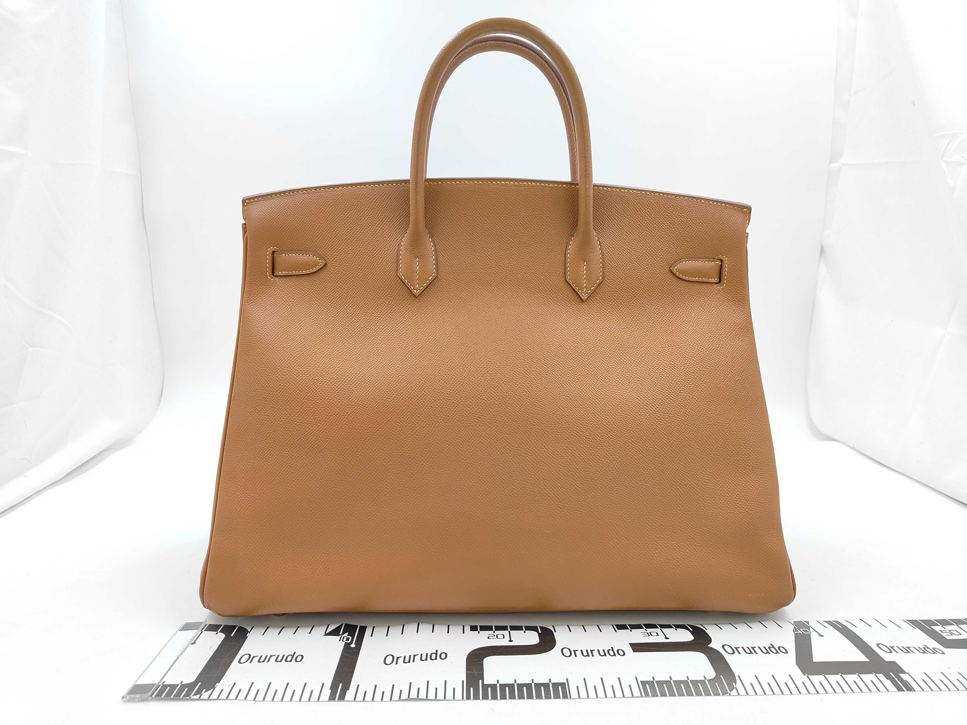 Birkin 40 Courchevel Leather Gold with Gold Hardware ( Z) Handbag — view 2