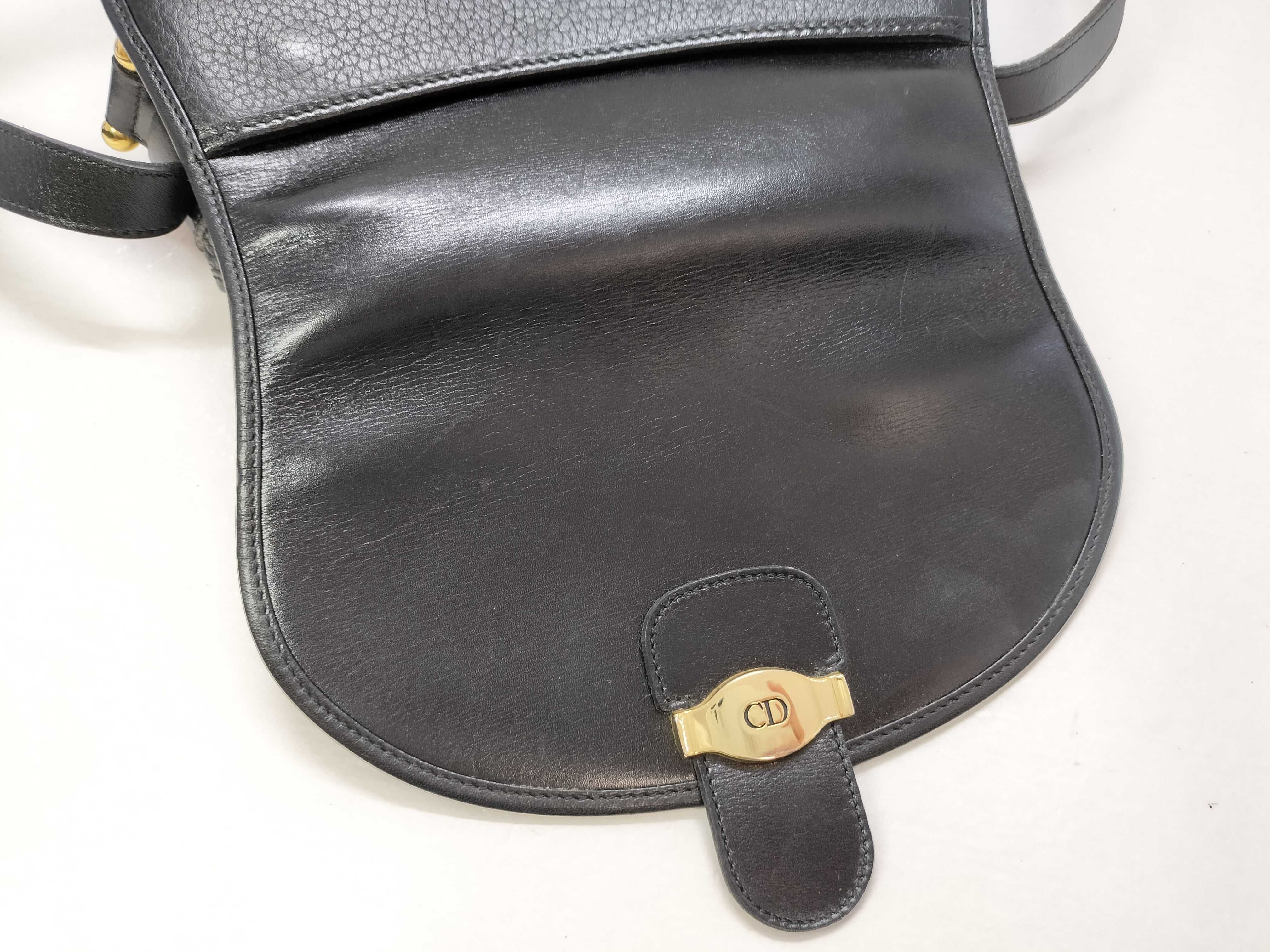 CD Logo Leather Shoulder Bag — view 12