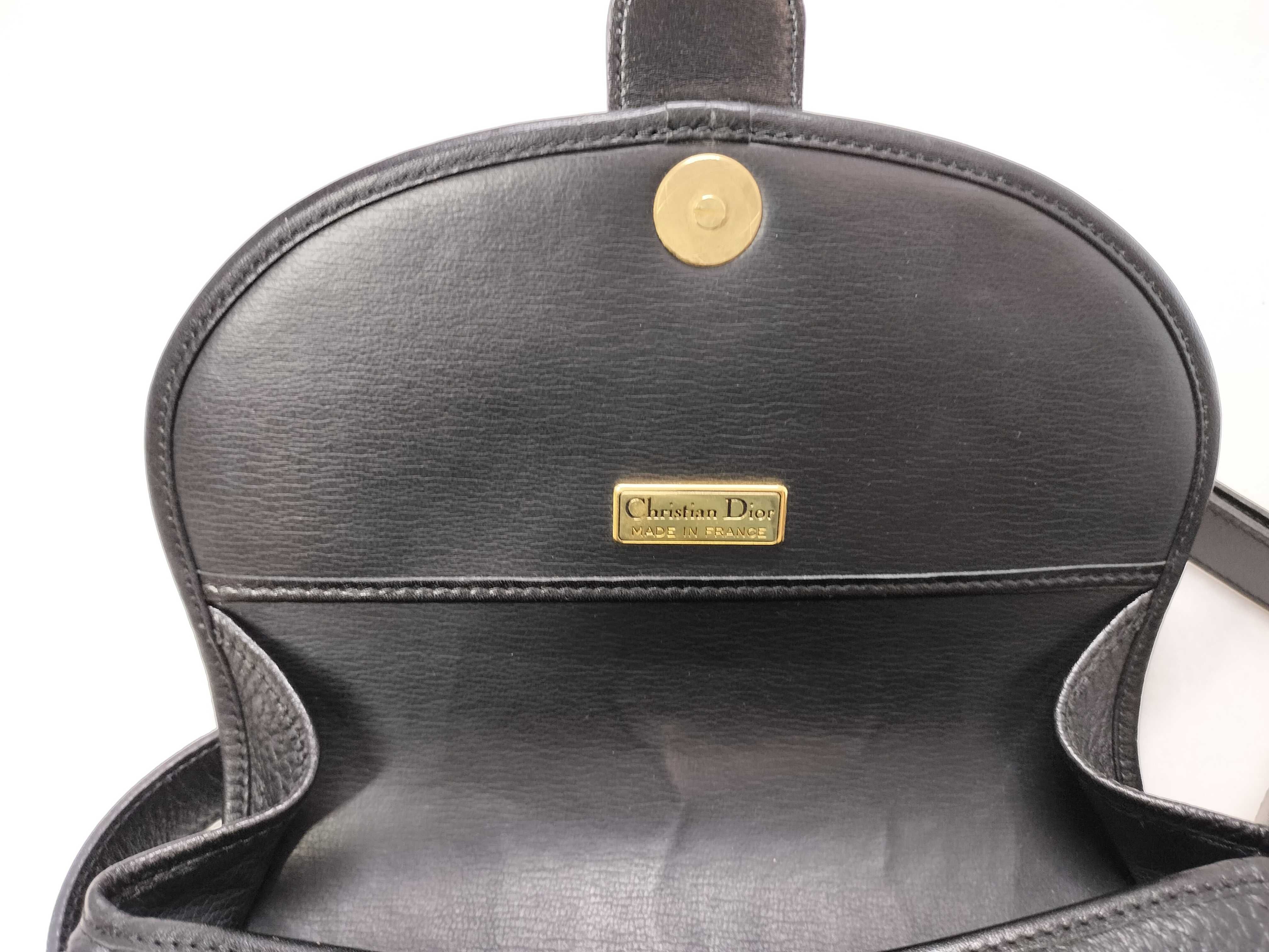 CD Logo Leather Shoulder Bag — view 10