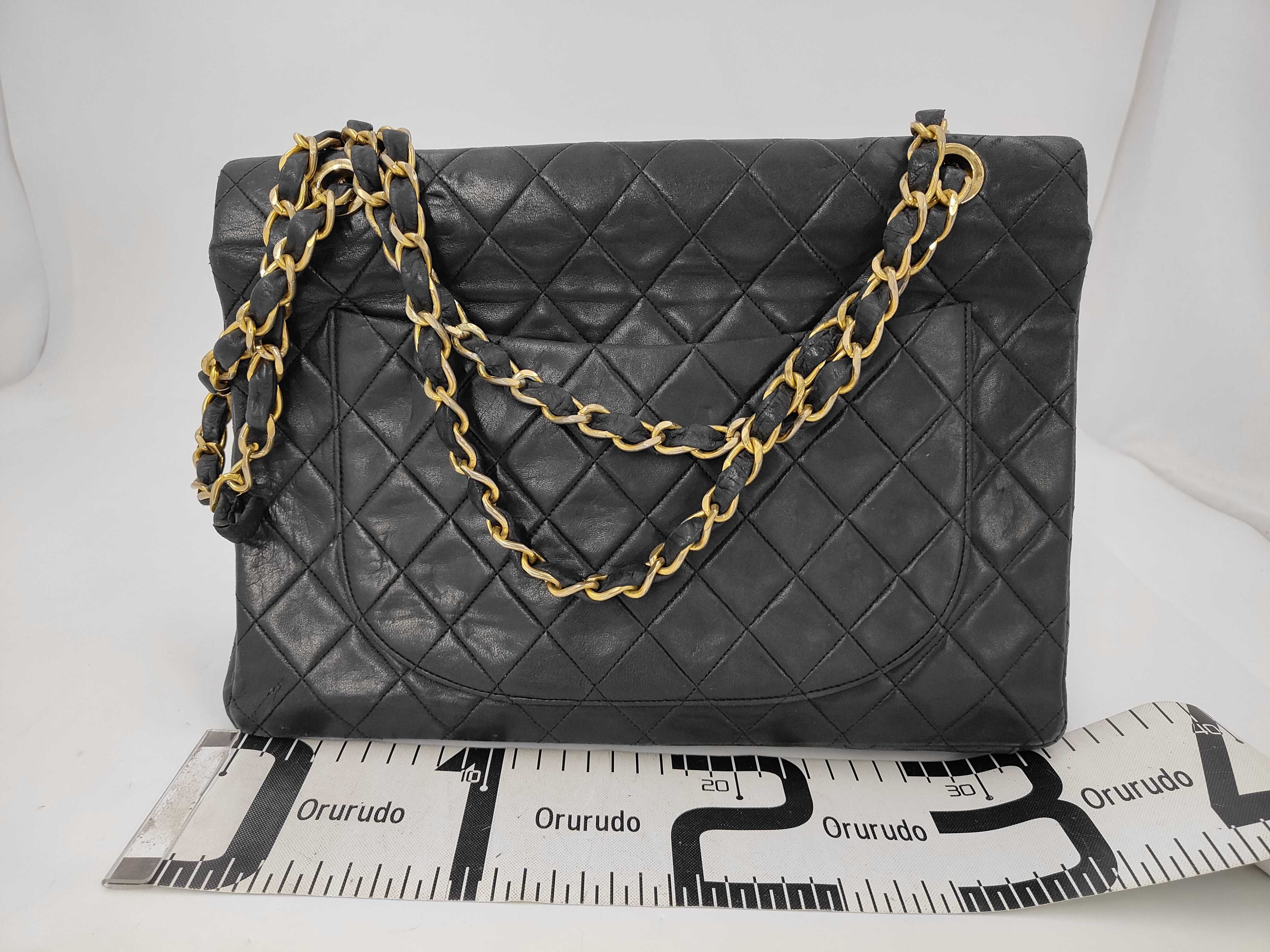 Large Matelassé No. 1 Lambskin Chain Shoulder Bag — view 2