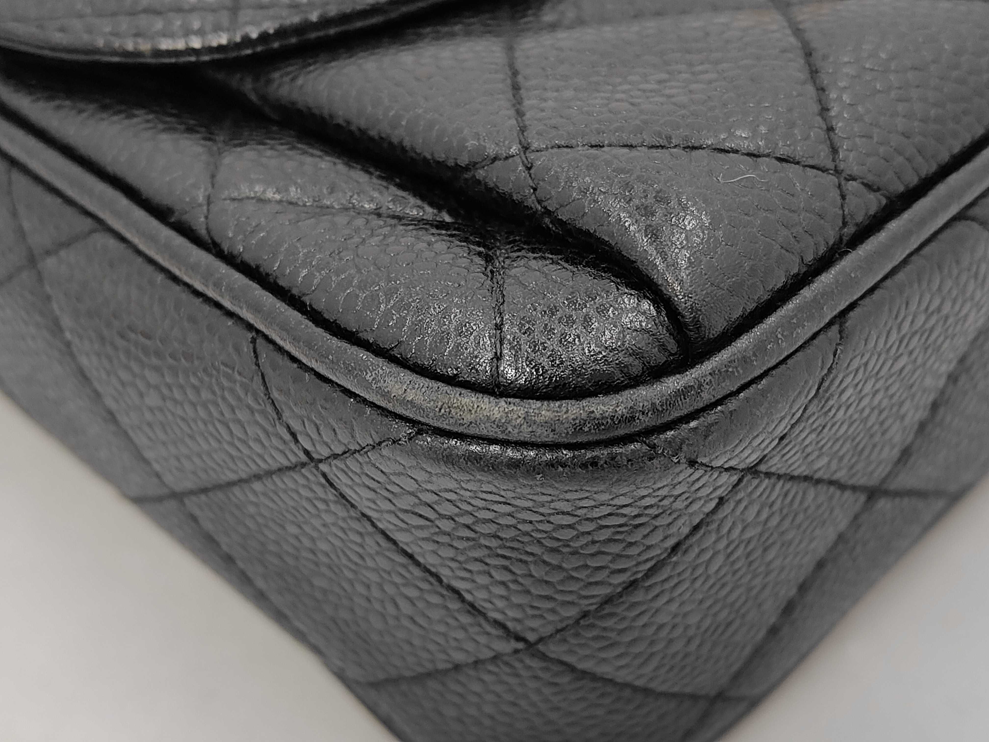 Caviar Skin Matelassé Ball Charm Caviar Skin Chain Shoulder Bag — view 6