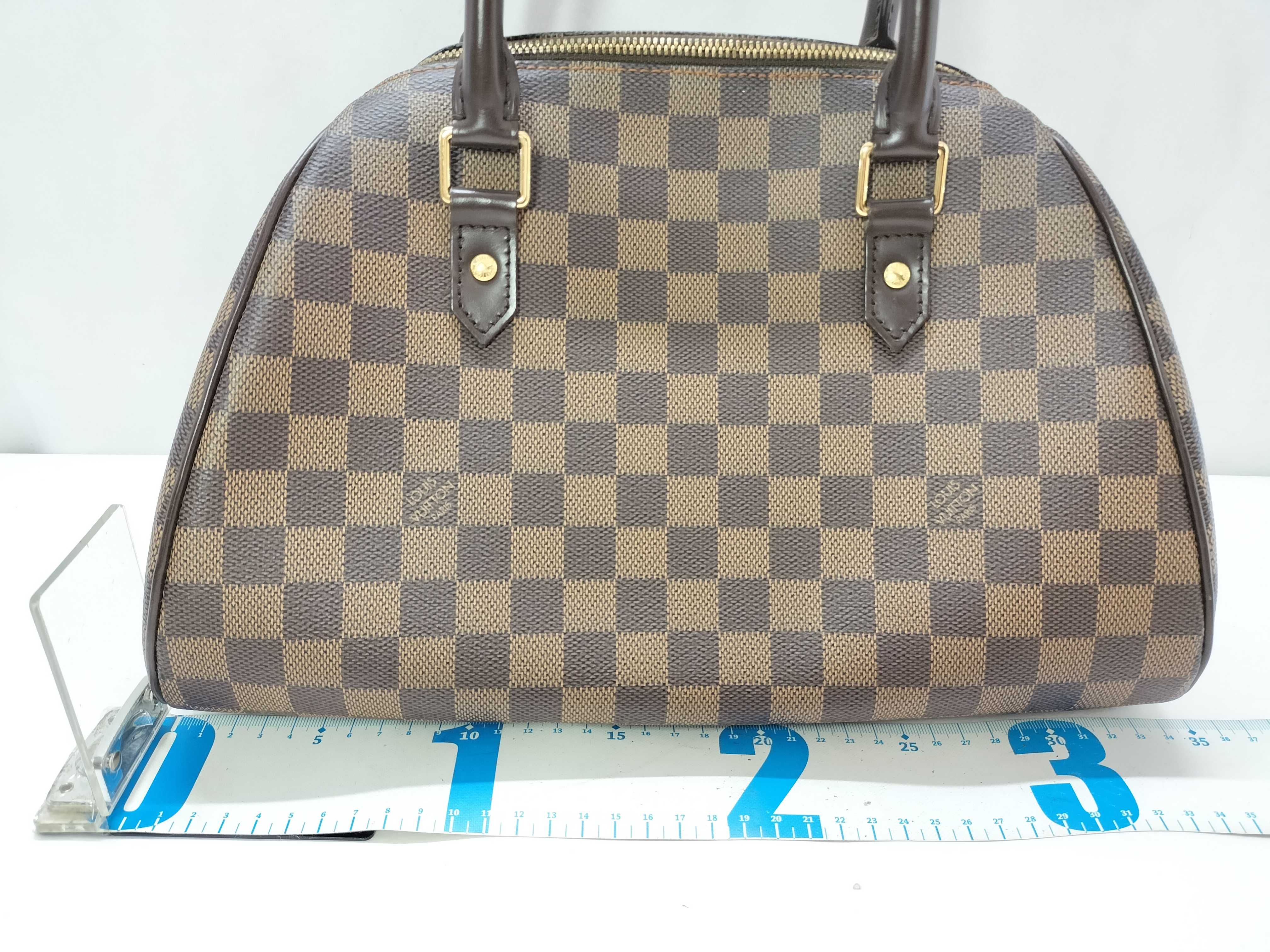 Damier ID- Damier Ribera canvas MM N41434 CA0093 Brown Handbags — view 2