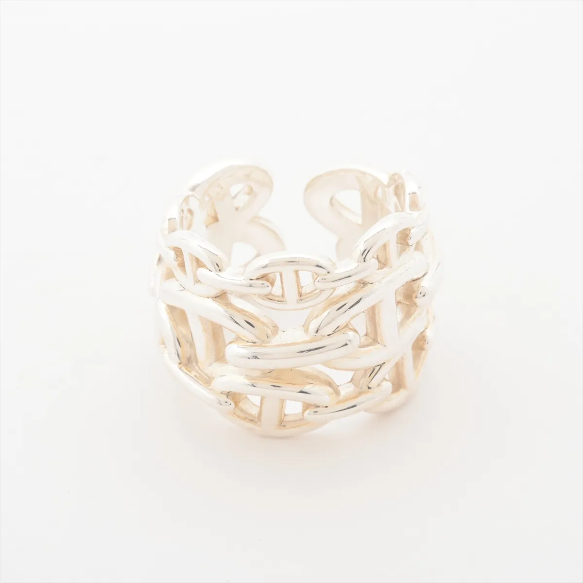Chaine d'Ancre Enchainee GM 2025 Ring, Size 57, 925 Sterling Silver, 15.0g,