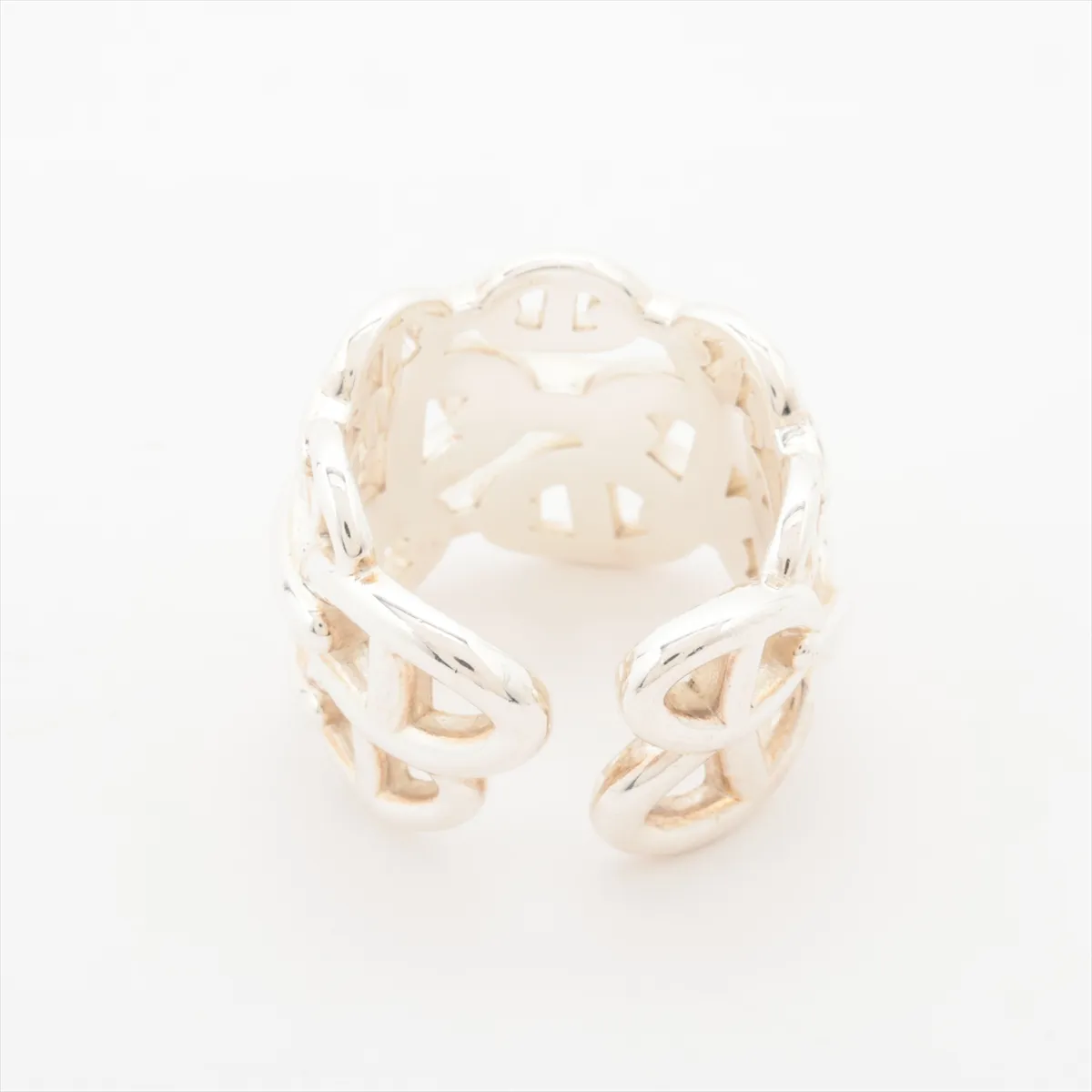 Chaine d'Ancre Enchainee GM 2025 Ring, Size 57, 925 Sterling Silver, 15.0g, — view 2