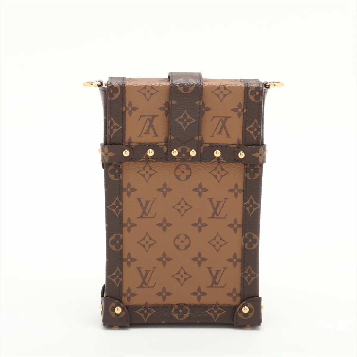 Monogram Reverse Pochette Trunk Vertical M67873 Brown (RFID detected) — view 2