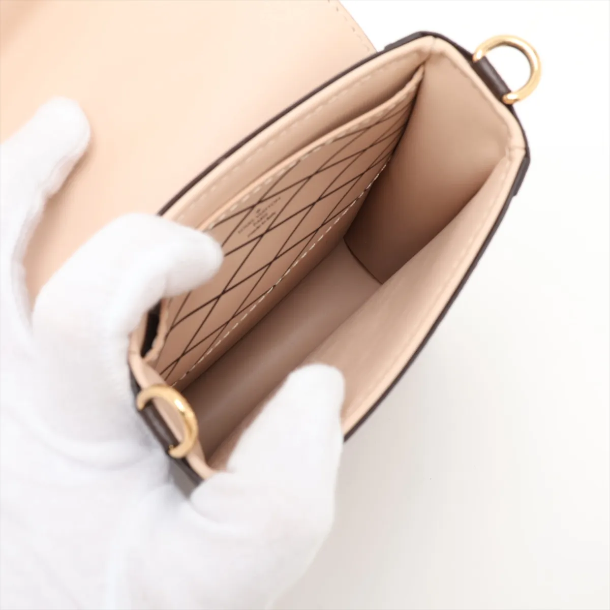 Monogram Reverse Pochette Trunk Vertical M67873 Brown (RFID detected) — view 6