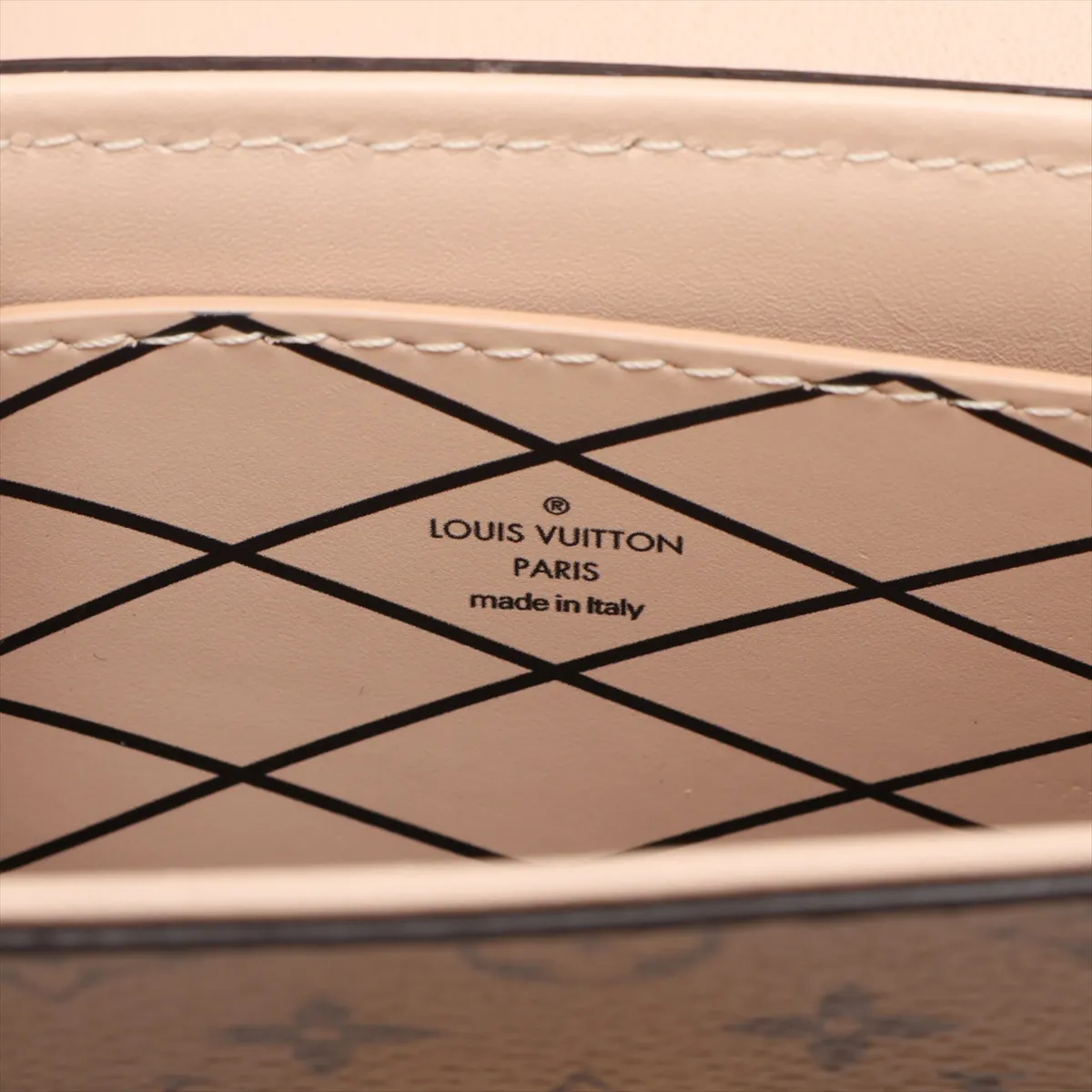 Monogram Reverse Pochette Trunk Vertical M67873 Brown (RFID detected) — view 8
