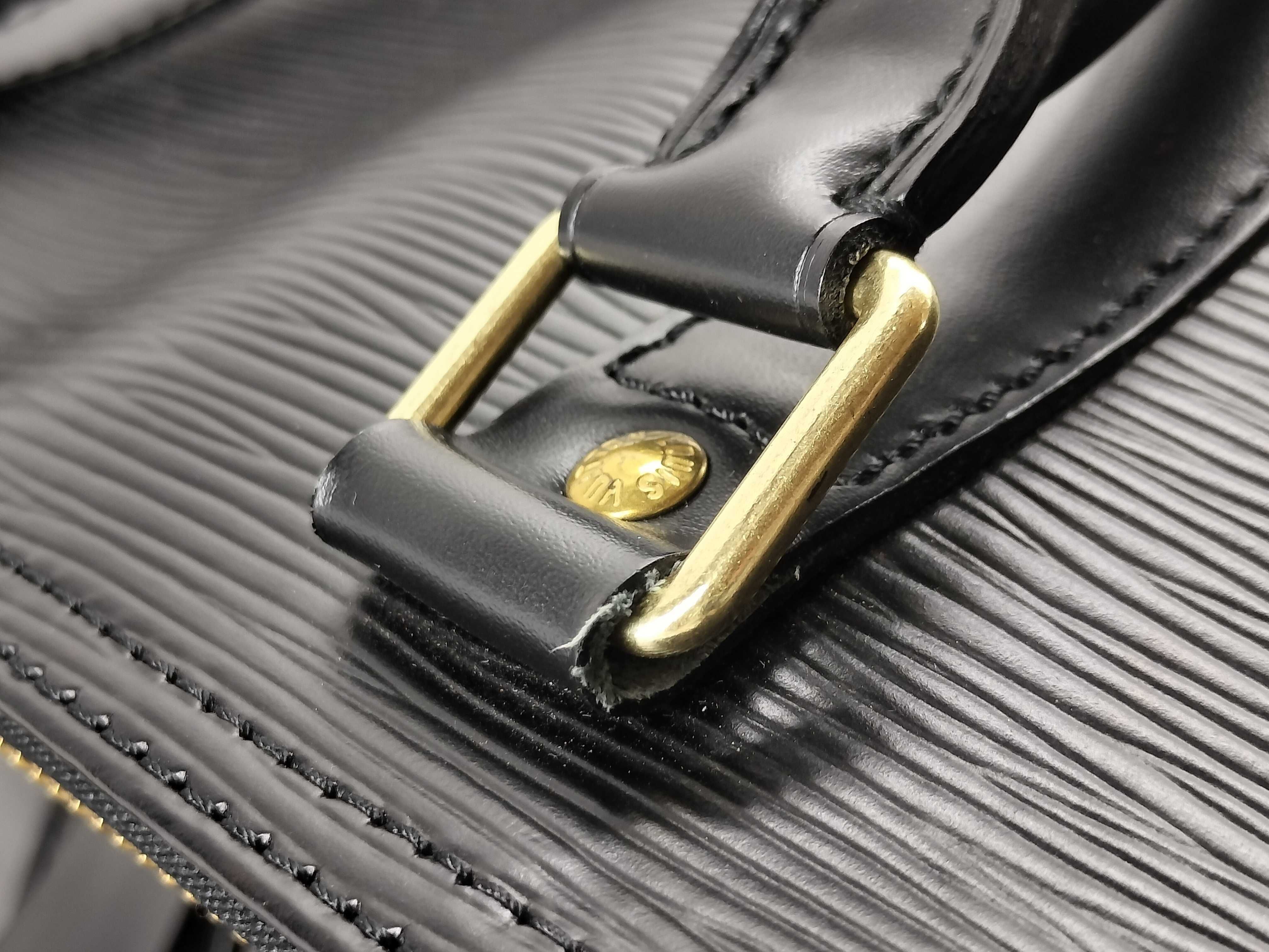 Epi Keepall 50 M42962 SP0979 Black Boston Bag — view 5
