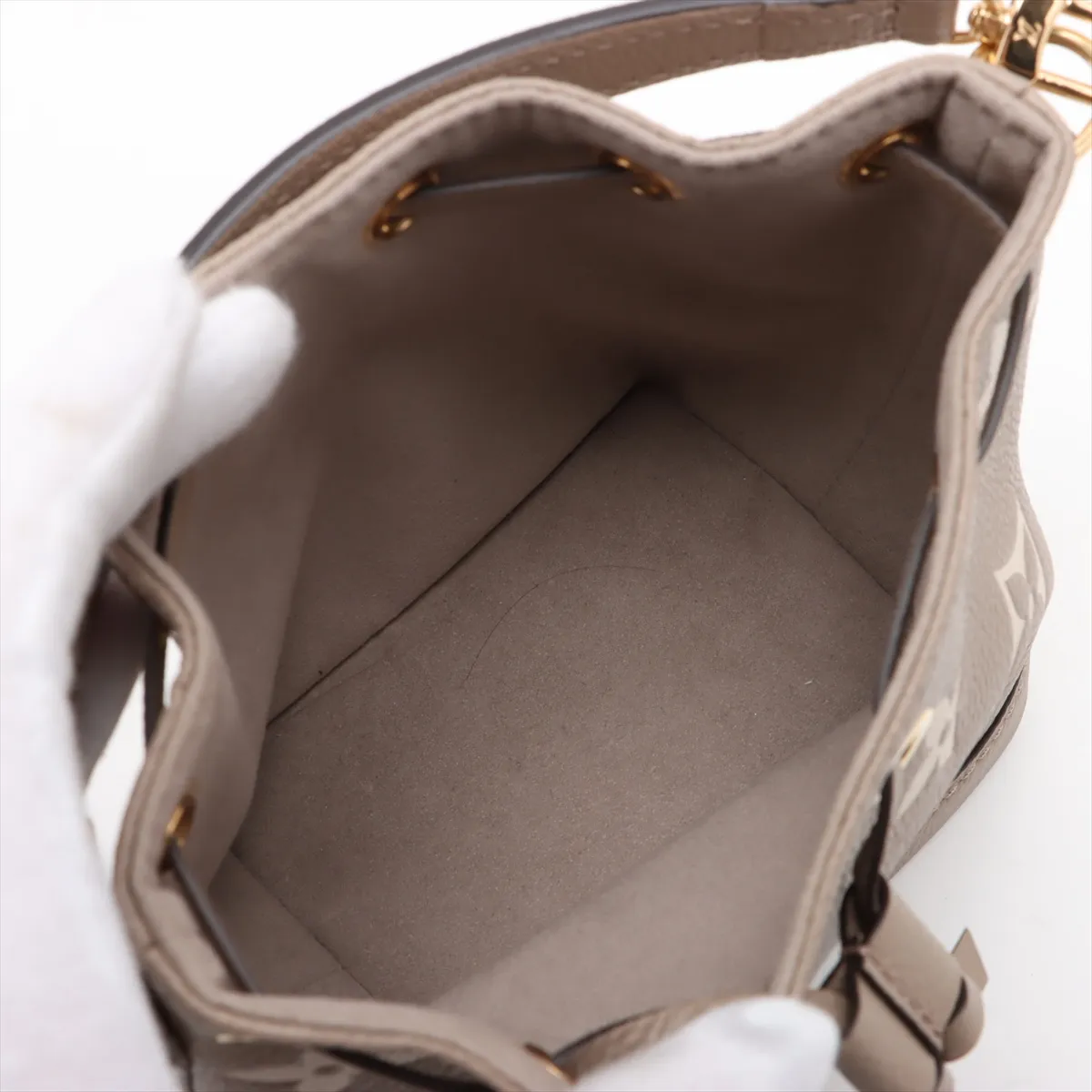 Monogram Empreinte Nano Noe M46291 Beige RFID reaction available — view 8