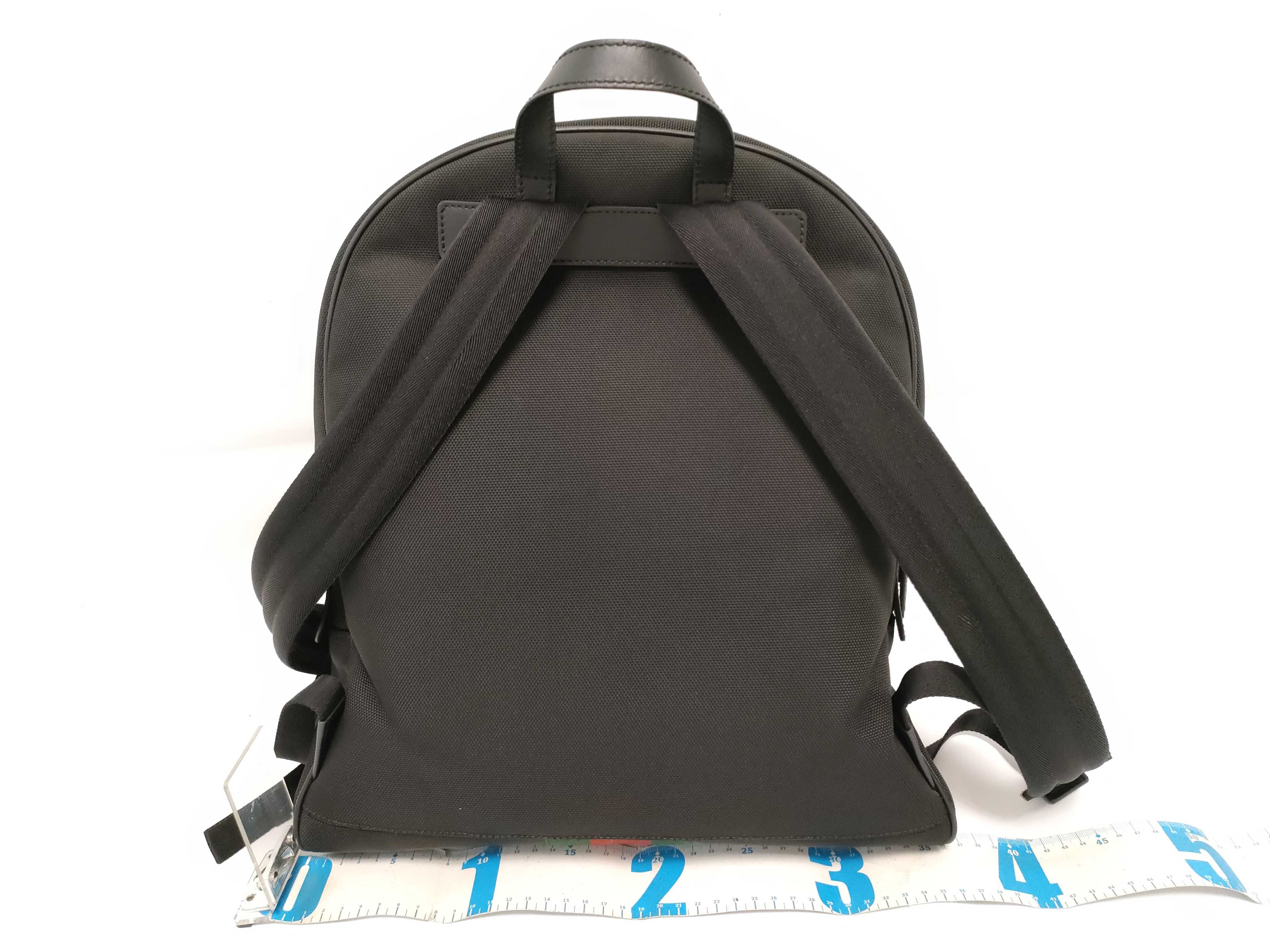 Sherry Line Canvas x Leather Backpack/Rucksack Black 630918 Outlet Mark Backpack — view 2