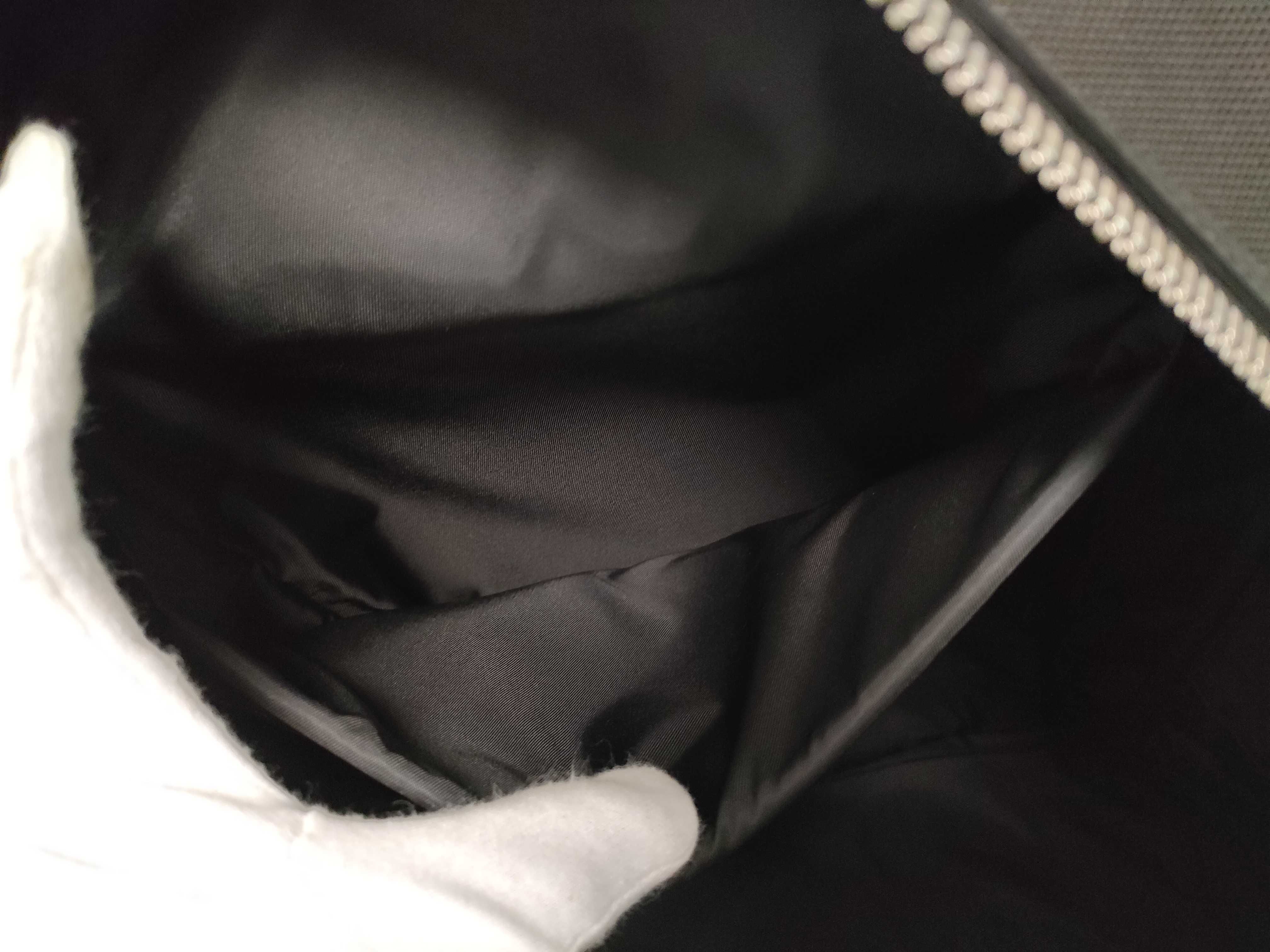 Sherry Line Canvas x Leather Backpack/Rucksack Black 630918 Outlet Mark Backpack — view 11