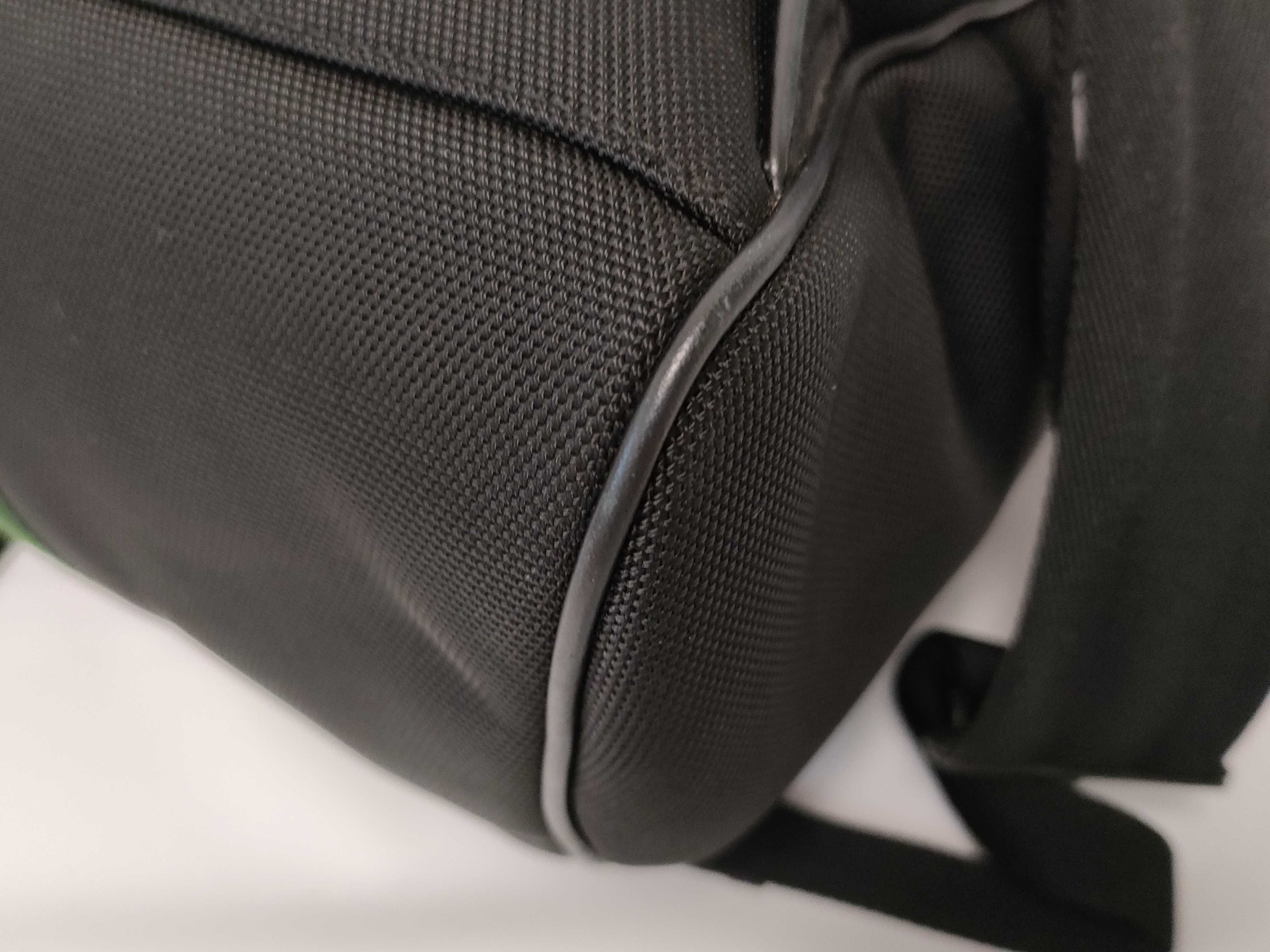 Sherry Line Canvas x Leather Backpack/Rucksack Black 630918 Outlet Mark Backpack — view 4